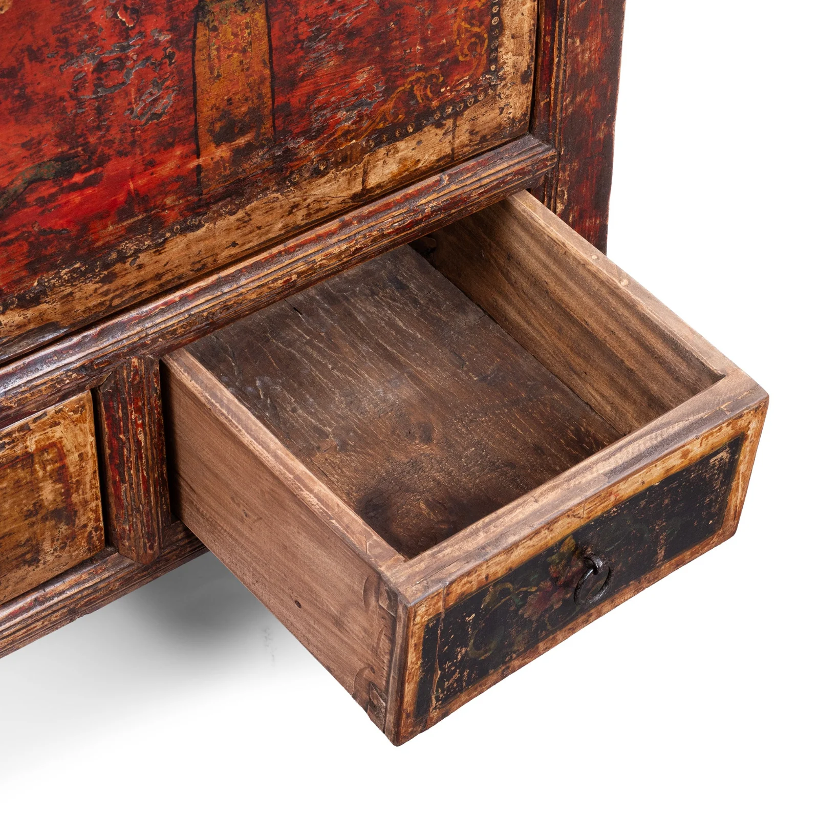 Painted 3 Drawer Sideboard From Mongolia - 19th Century - Image 11