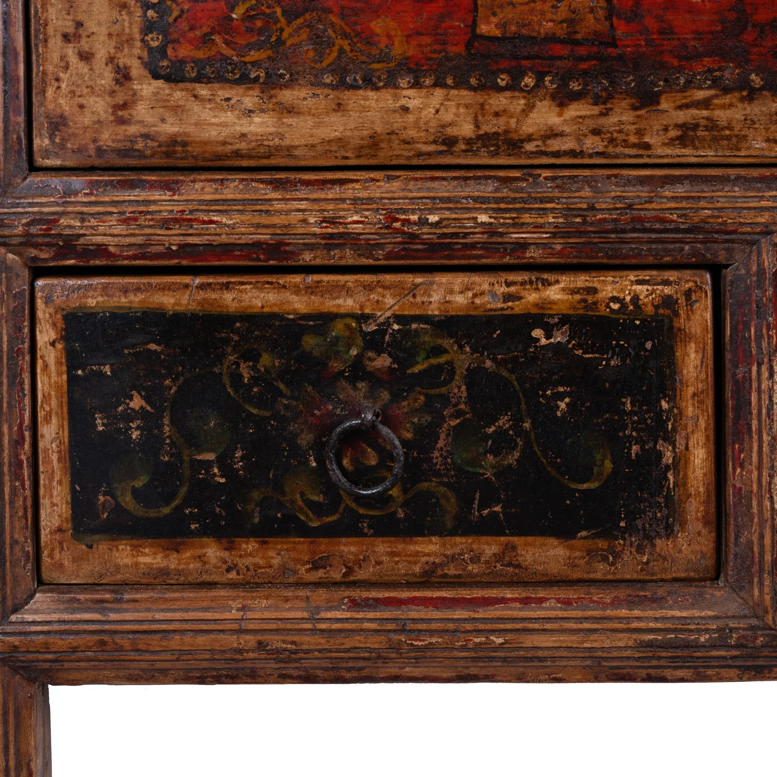 Painted 3 Drawer Sideboard From Mongolia - 19th Century - Image 5