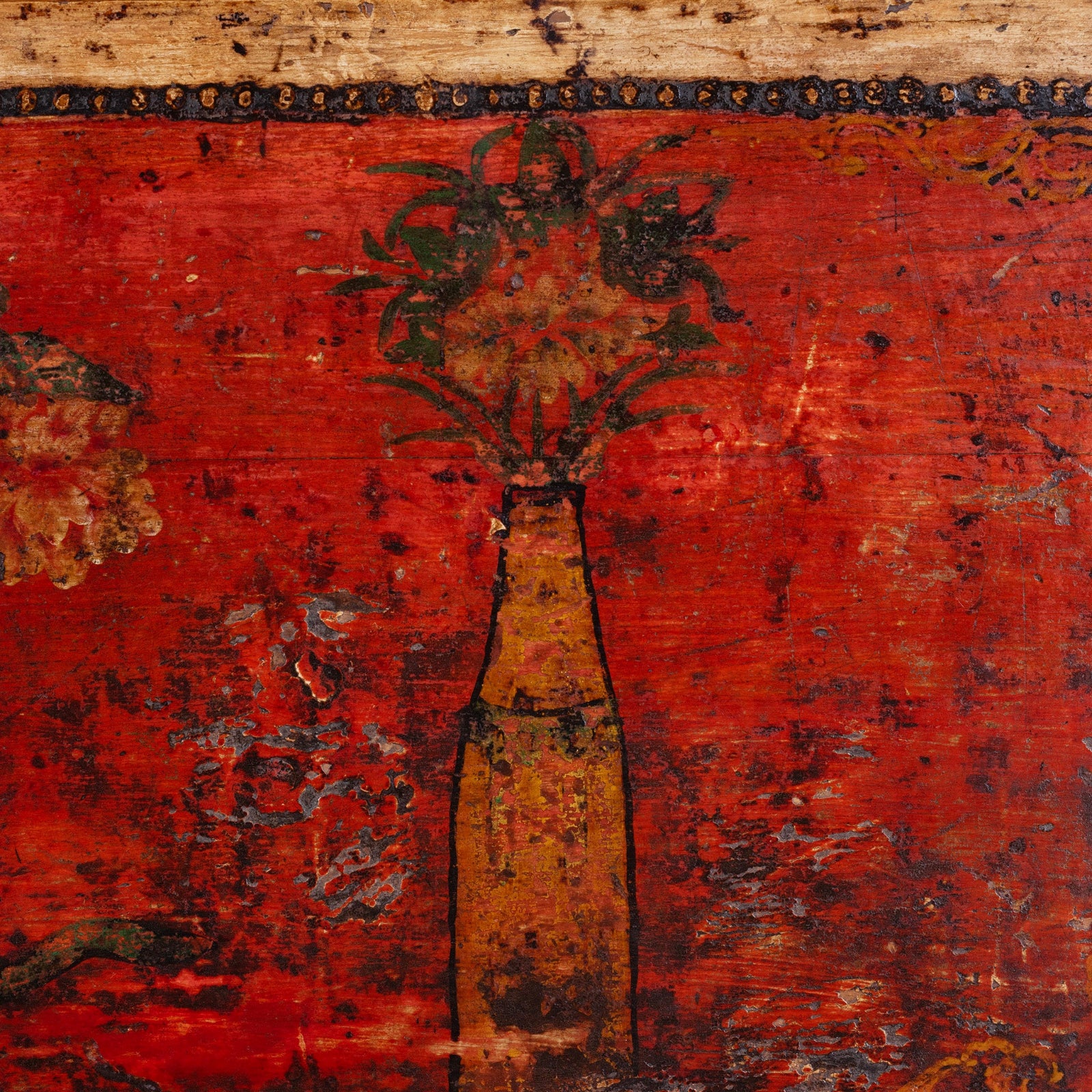 Painted 3 Drawer Sideboard From Mongolia - 19th Century - Image 6