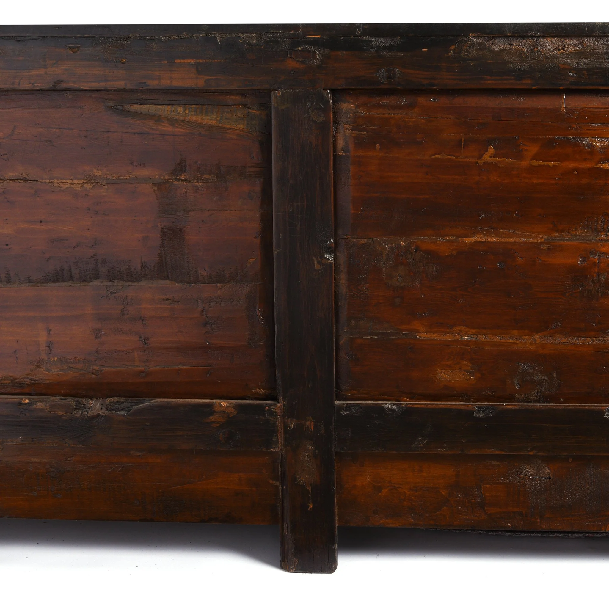 2 Door White Painted Mongolian Sideboard - 19thC - Image 10