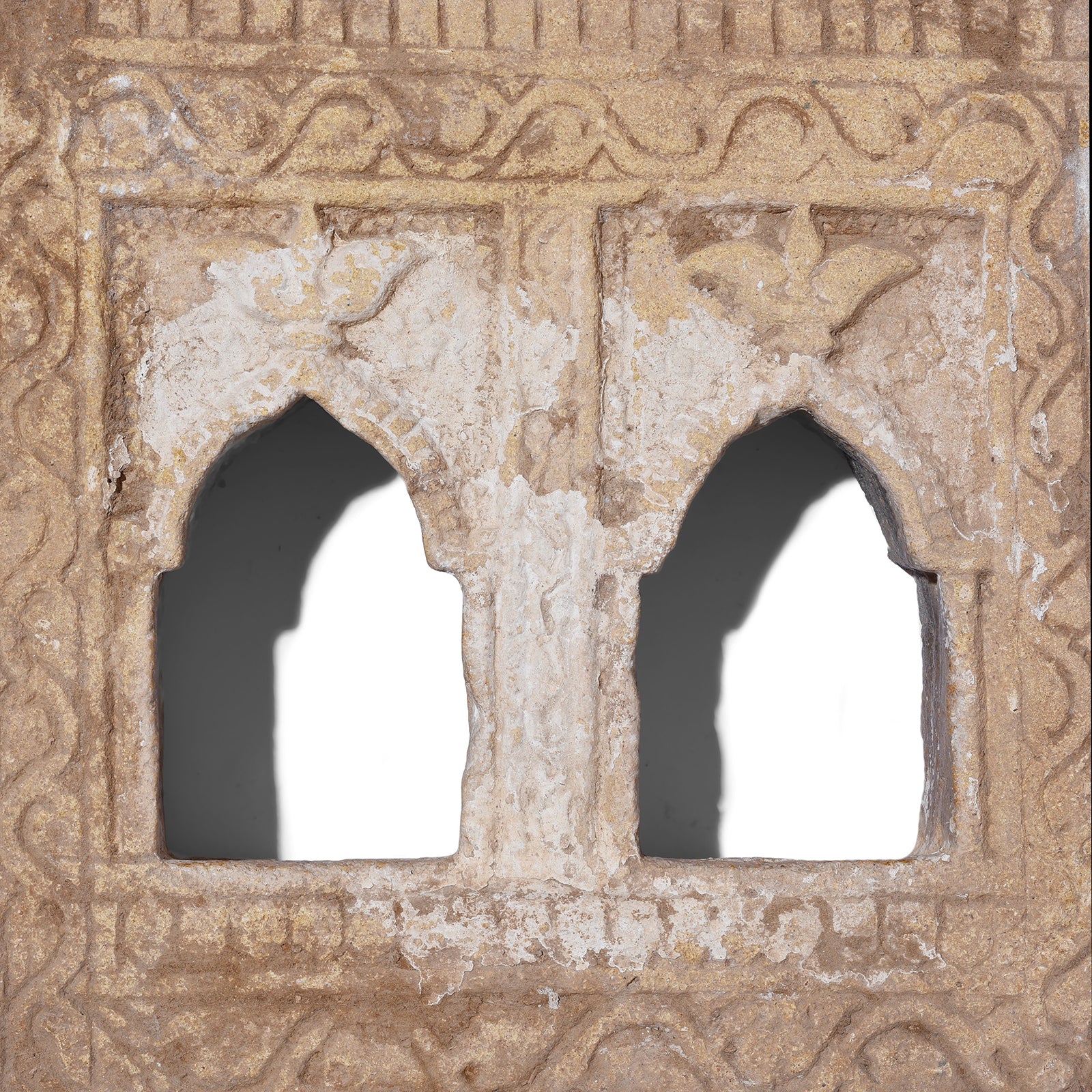 2 Way Stone Lamp Niche From Jaisalmer - 19th Century - Image 4