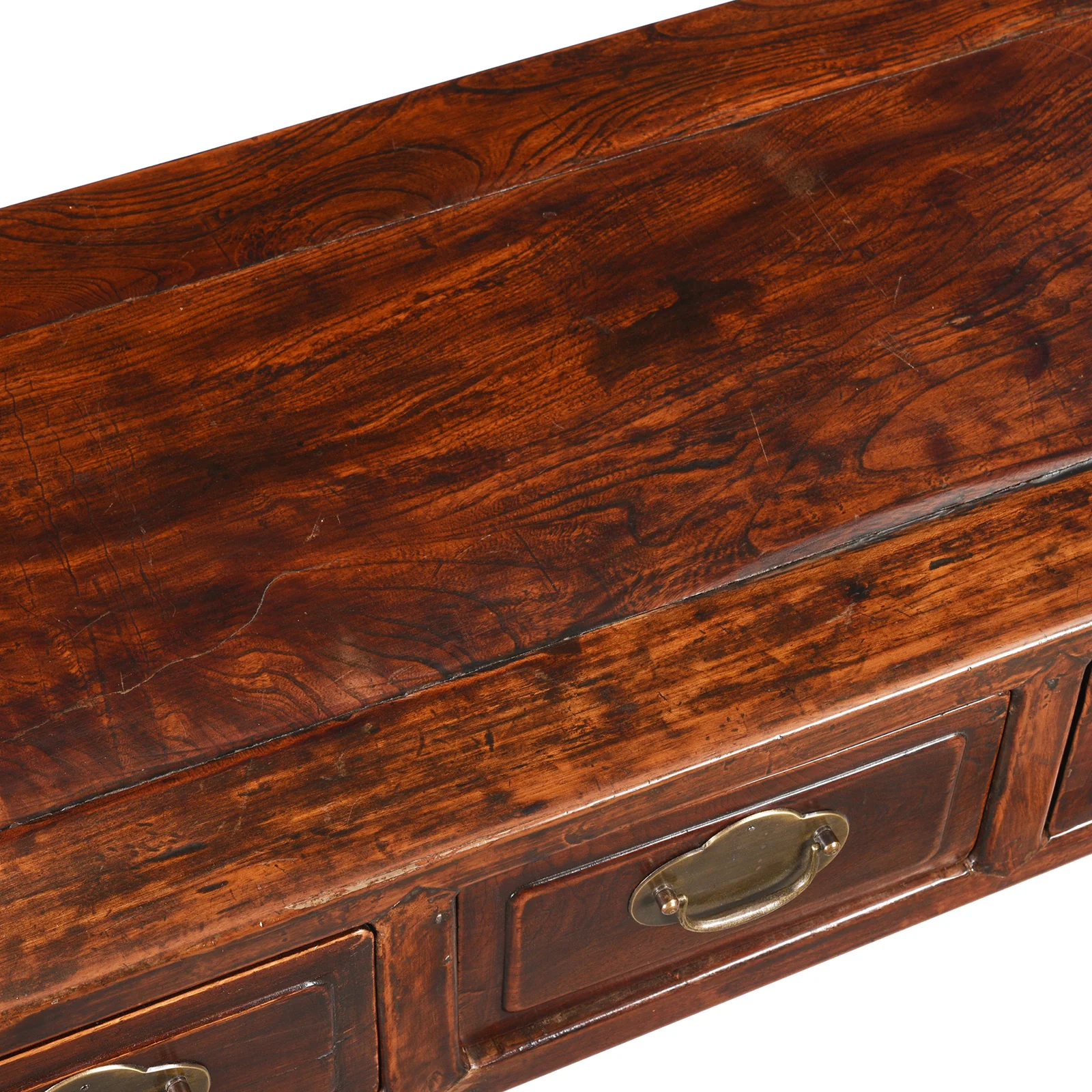 Red Elm Console Table From Shanxi - Late 19thC - Image 7