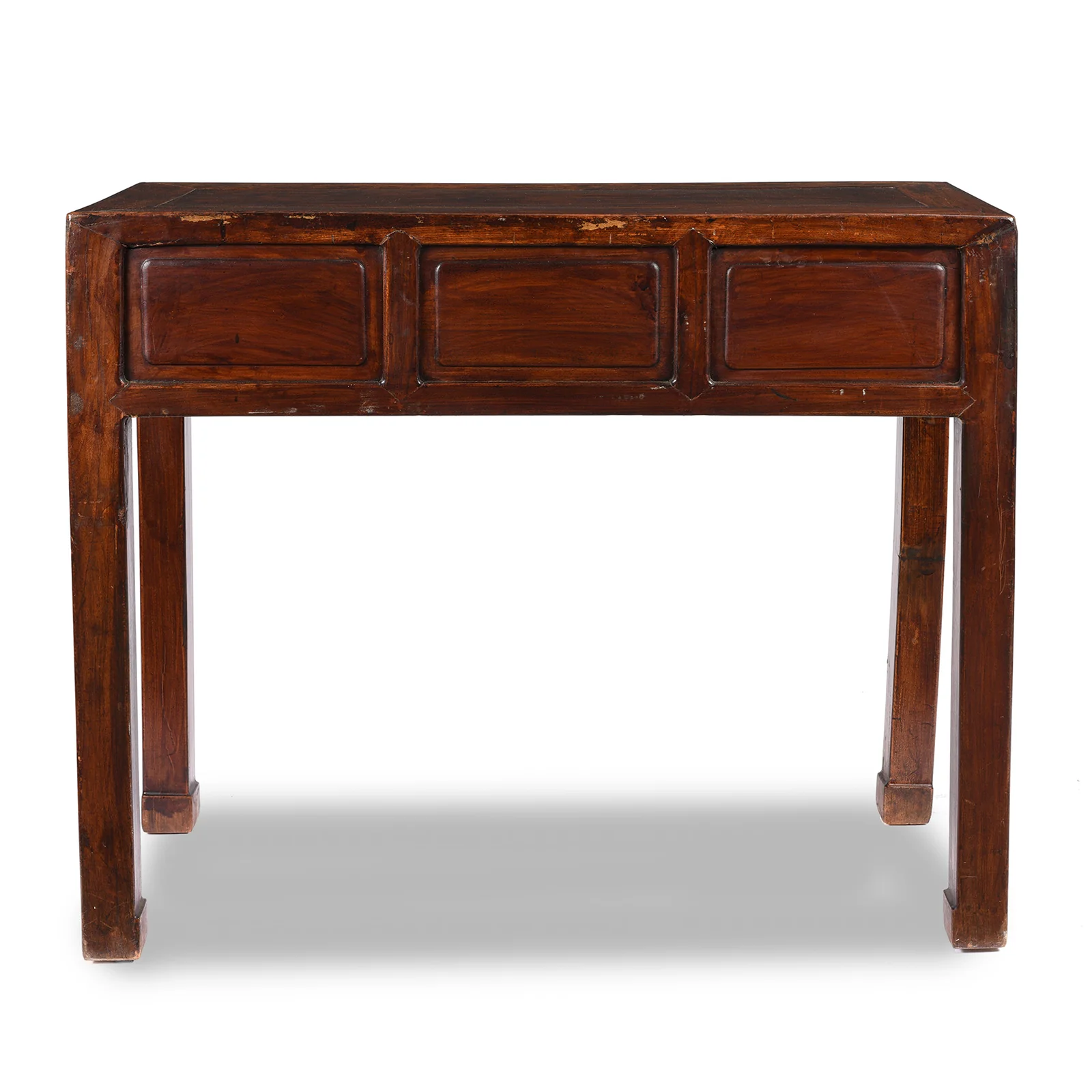 Red Elm Console Table From Shanxi - Late 19thC - Image 9