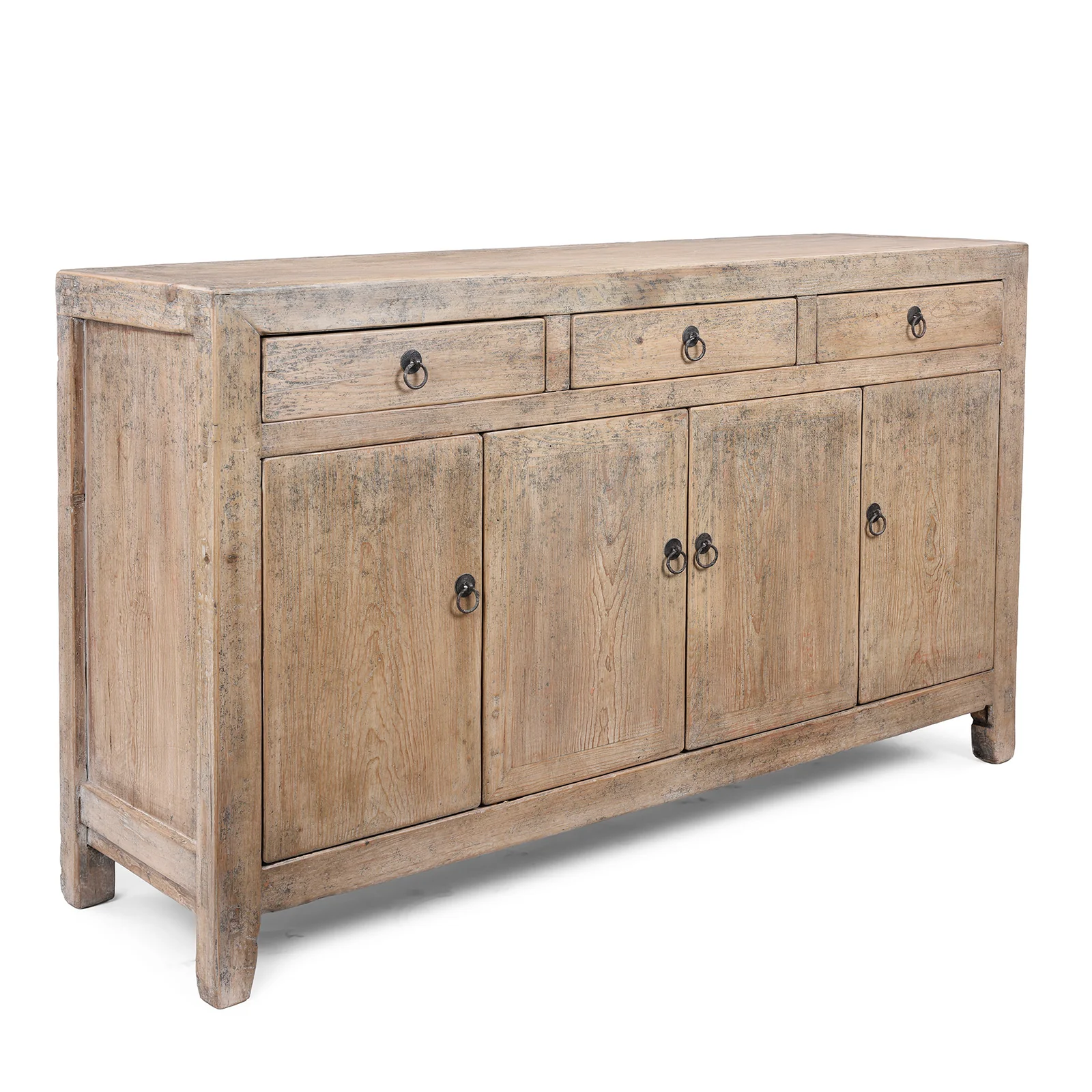 Vintage Bleached Dongbei Sideboard - Ca 1940 - Image 3
