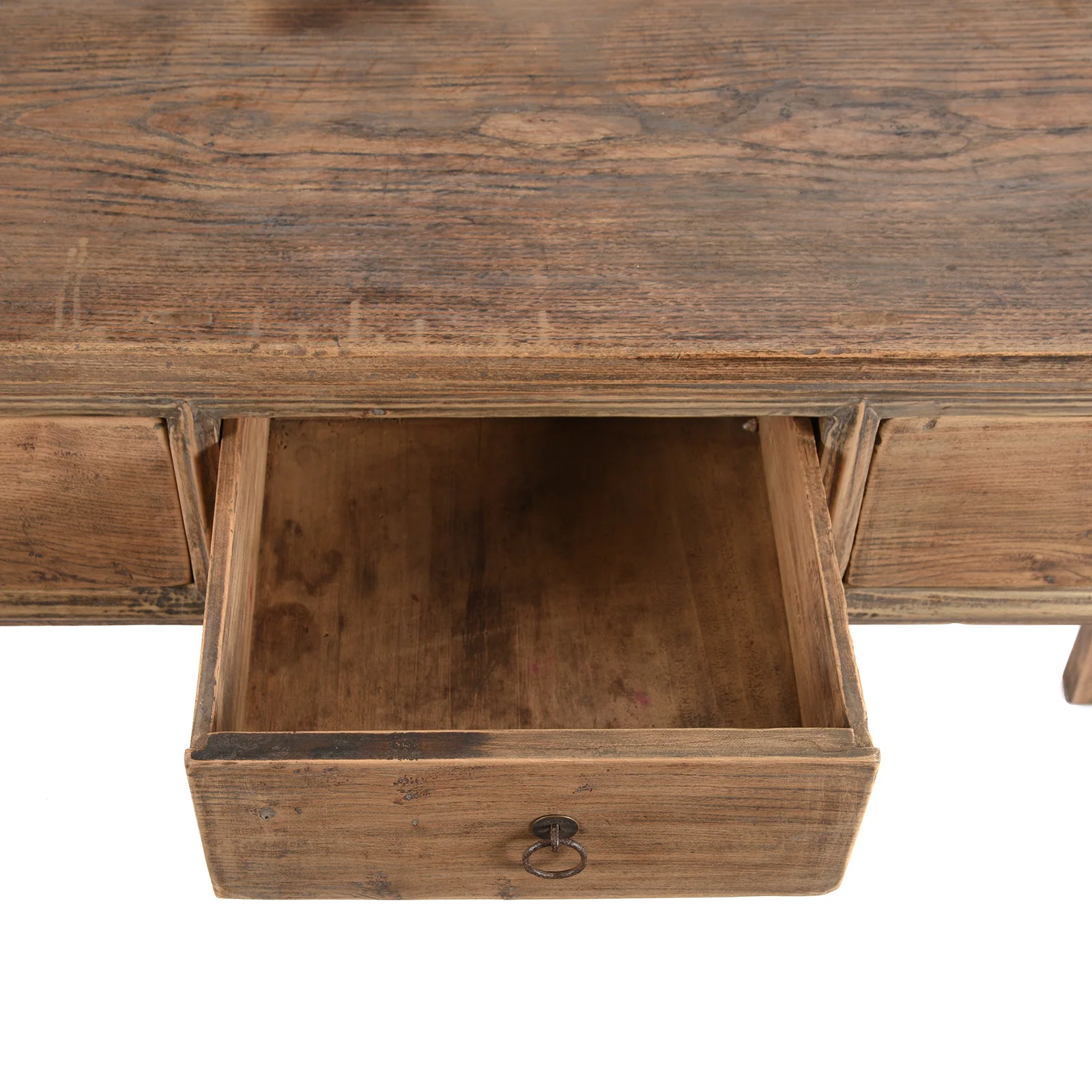 4 Drawer Chinese Elm Altar Table - 19thC - Image 5