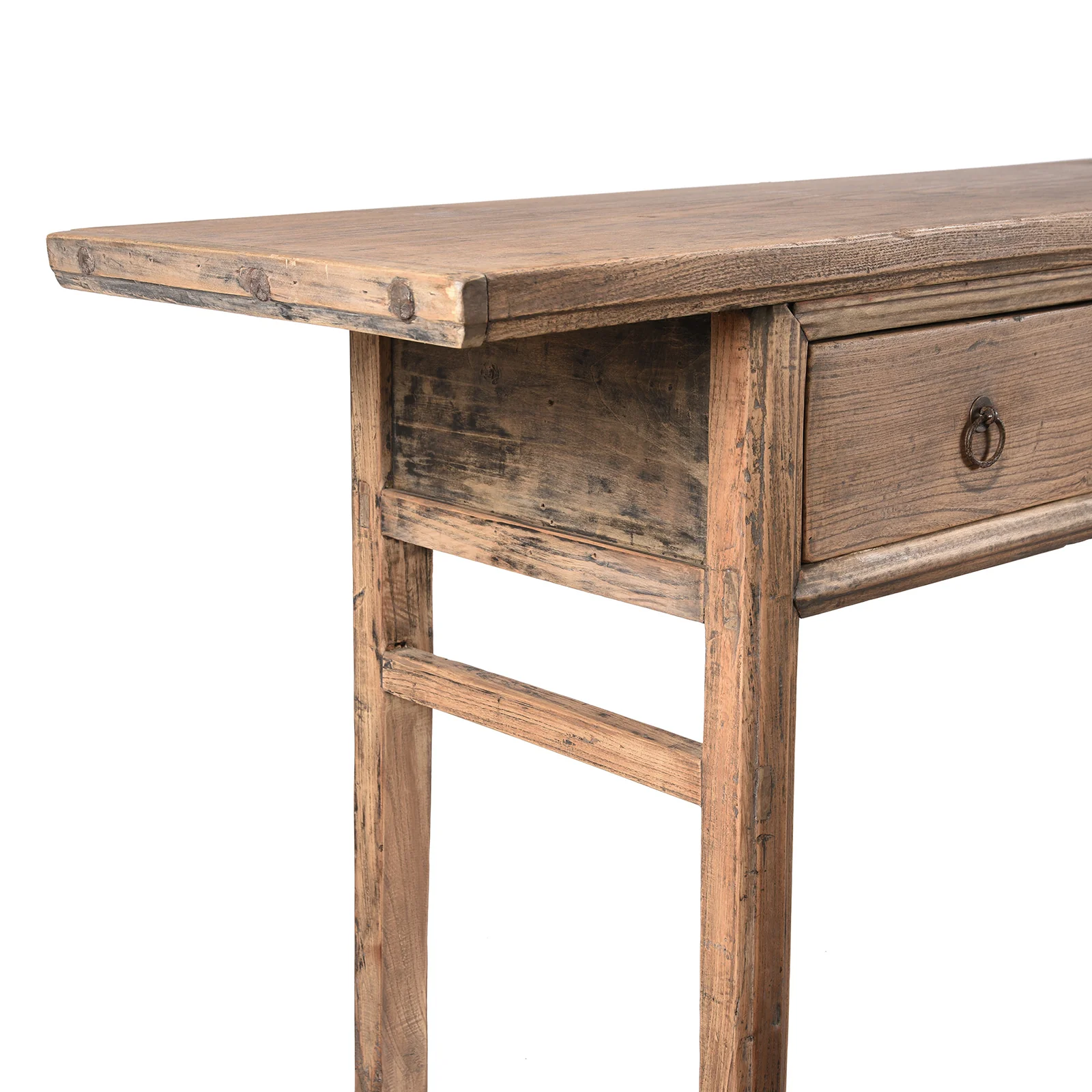 4 Drawer Chinese Elm Altar Table - 19thC - Image 6