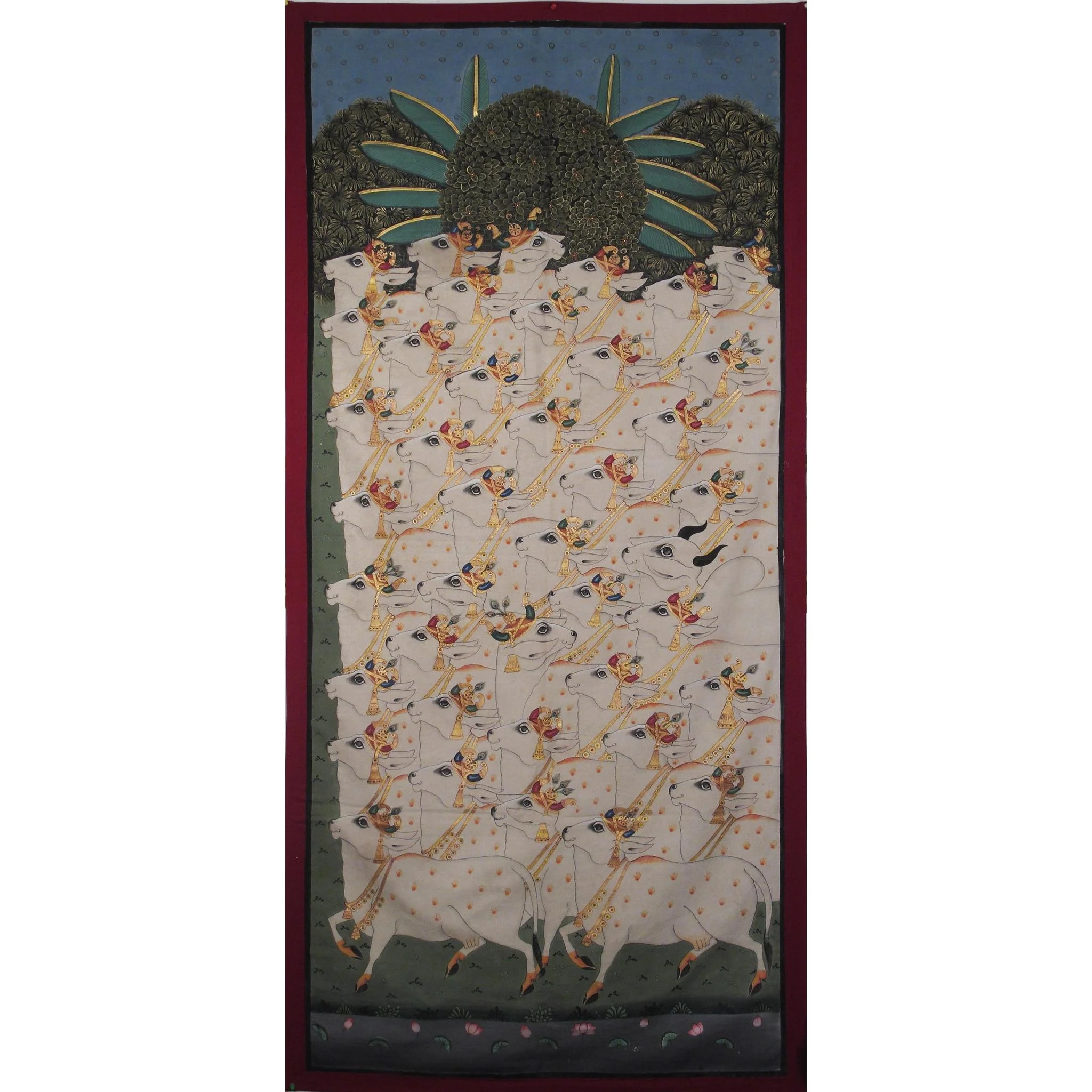 Painted Pichwai From Nathdwara - Rajasthan