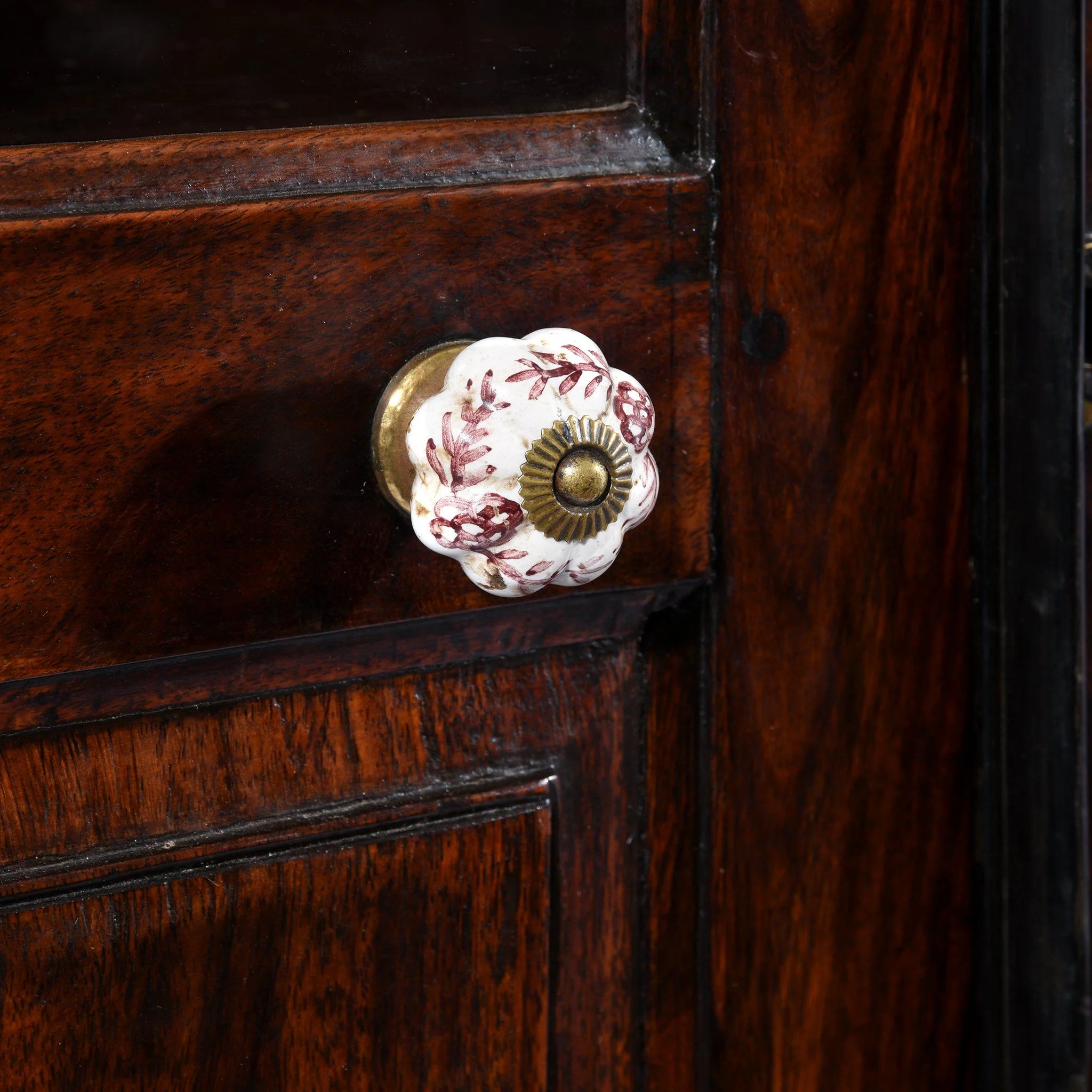 Brass Bound Rosewood Cabinet From Kerala-South India - 19thC - Image 11