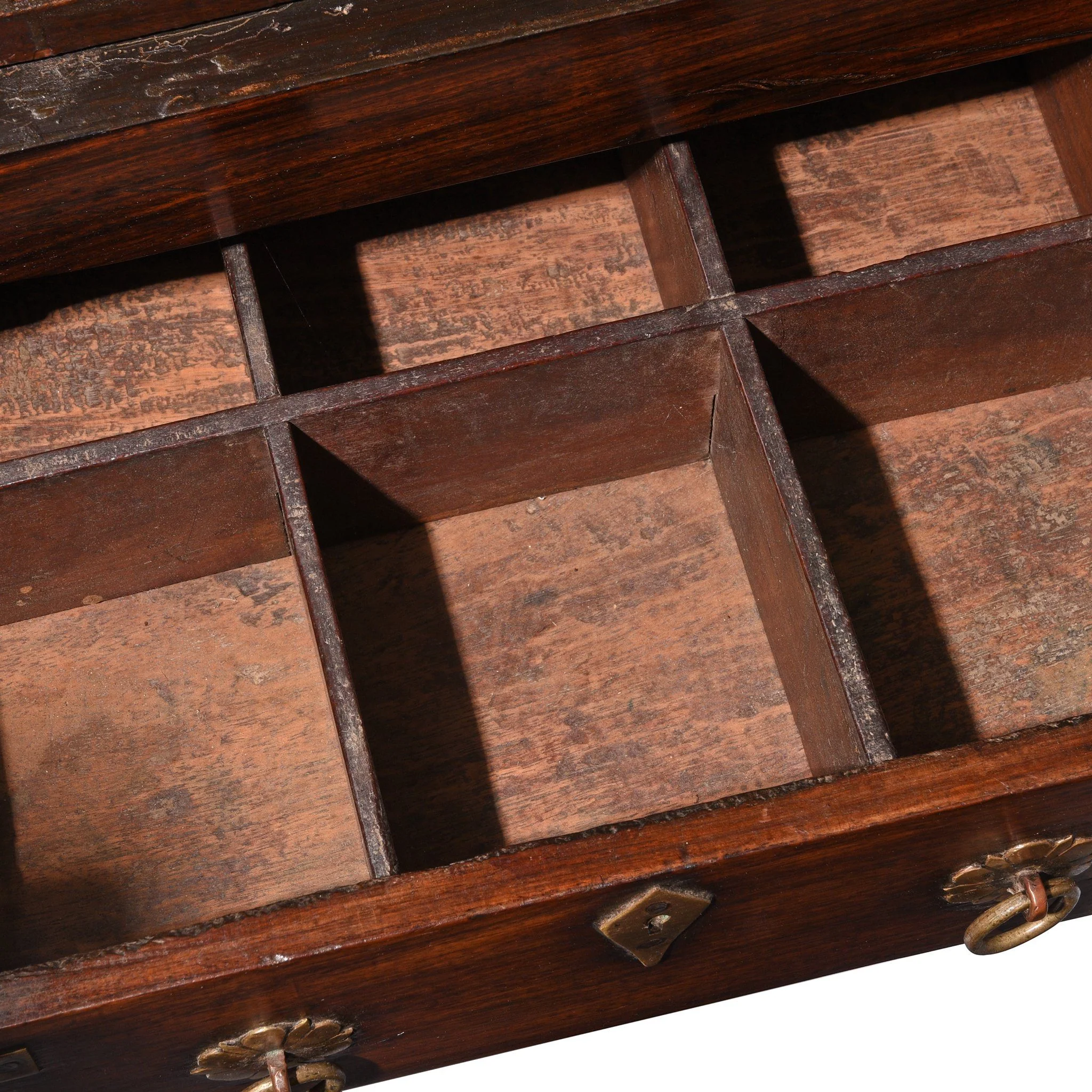 Brass Bound Rosewood Cabinet From Kerala-South India - 19thC - Image 7