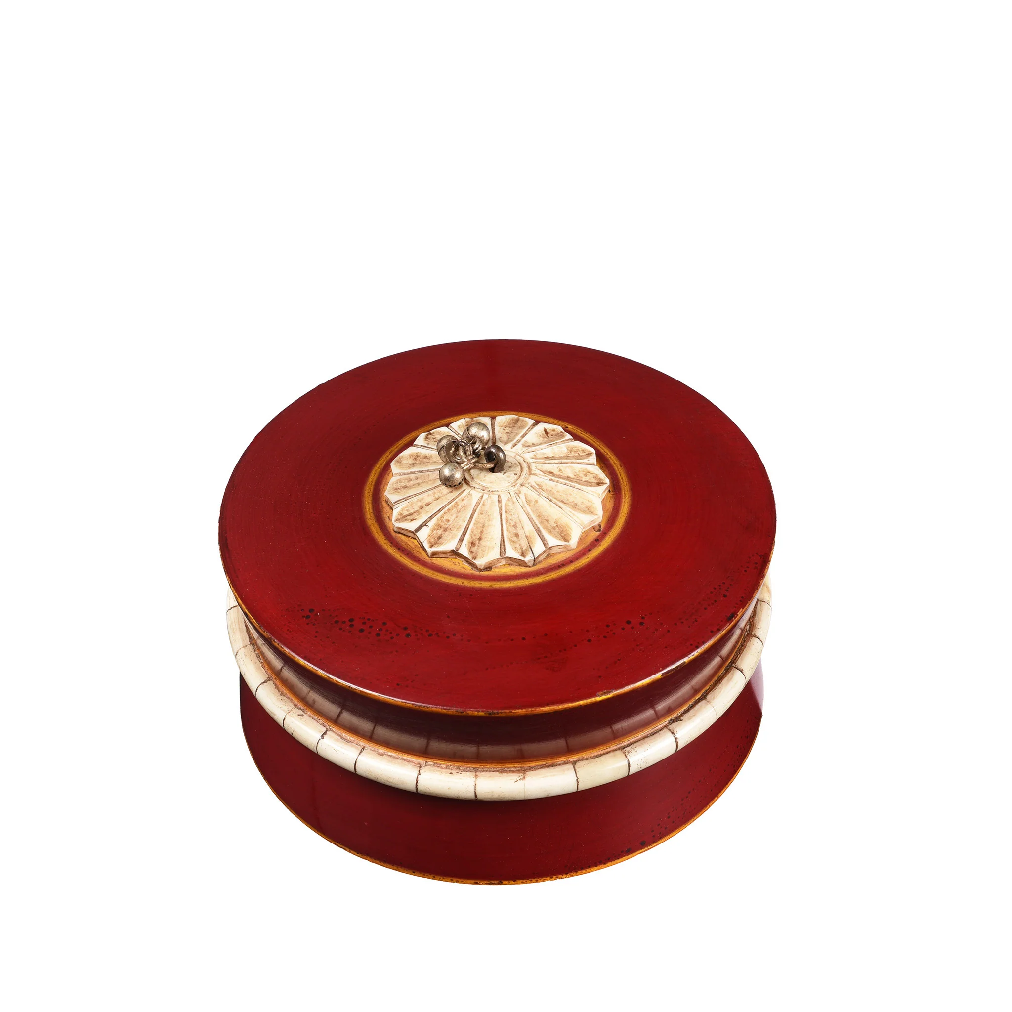 Indian Red Lacquer Box - Image 6