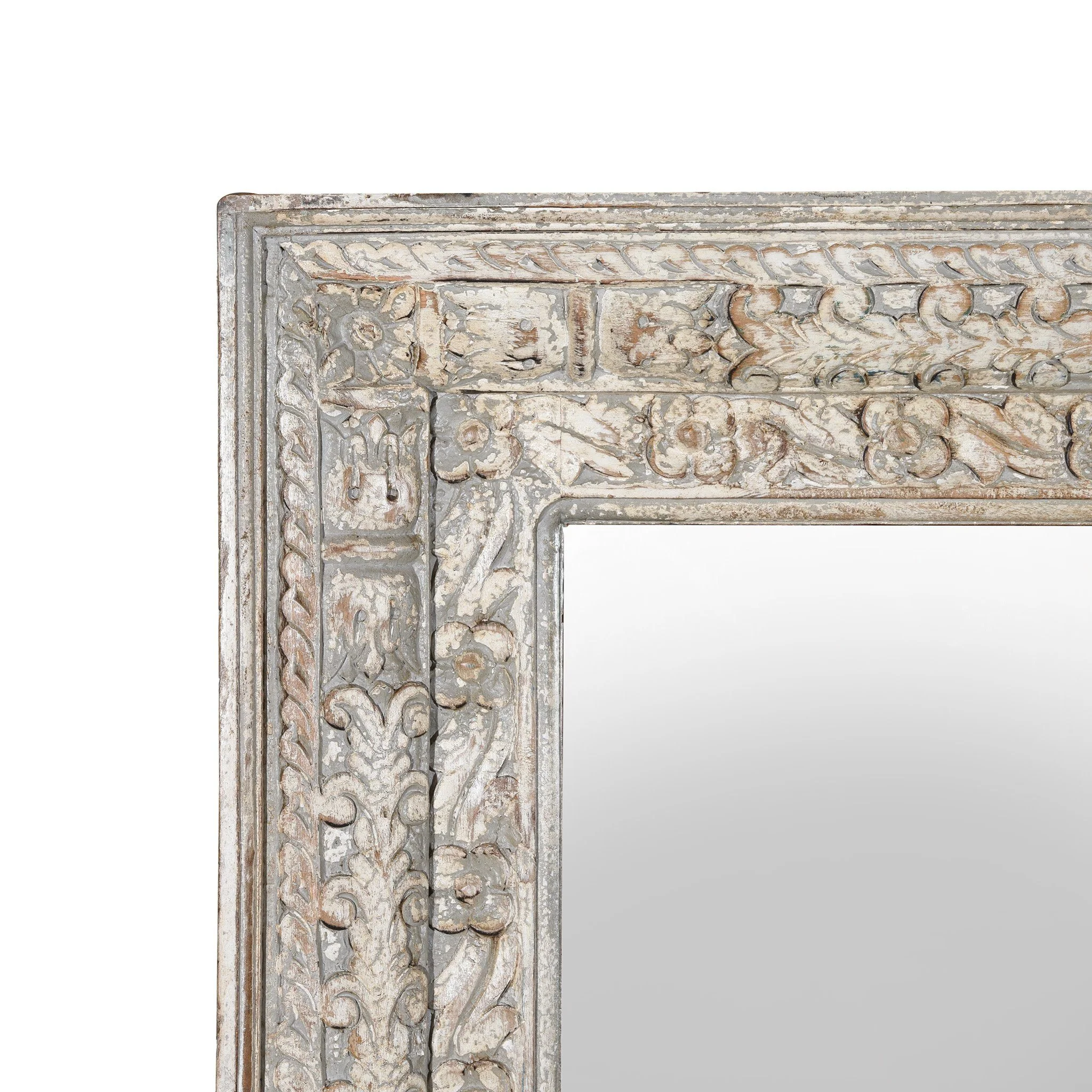 Carved Mango Wood Mirror - Image 3