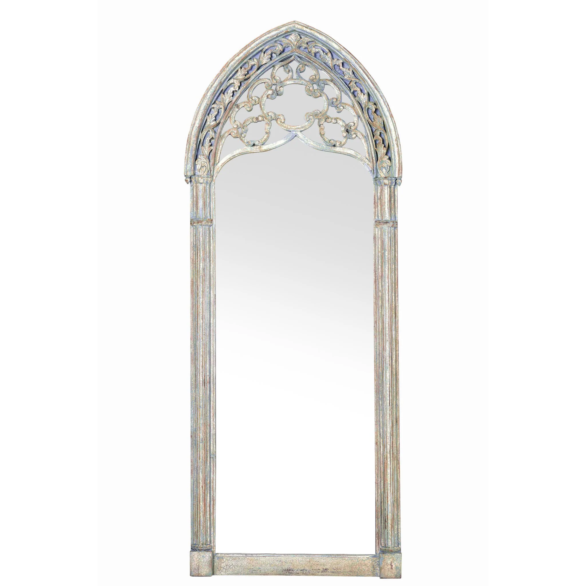 Gothic Style Floor Standing Mirror (91 x 233cm) - Image 3
