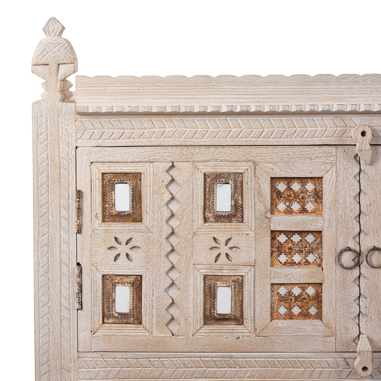 Kutchi Carved Damchiya Sideboard - Image 3