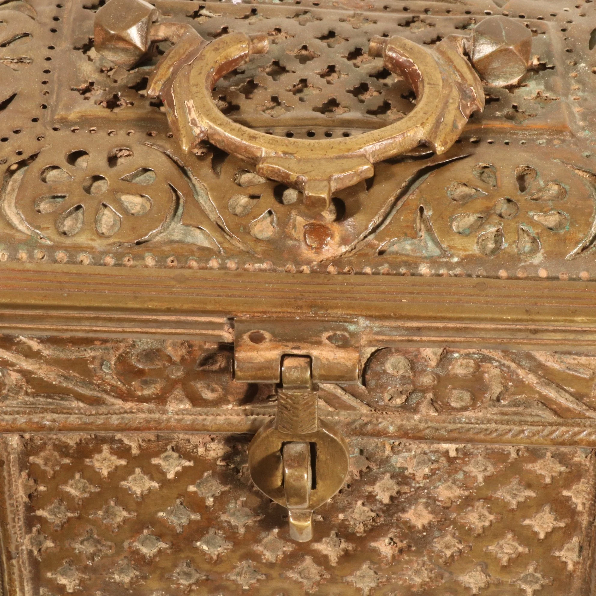 Brass Jewellery Casket from The Rann Of Kutch - 19thC - Image 4