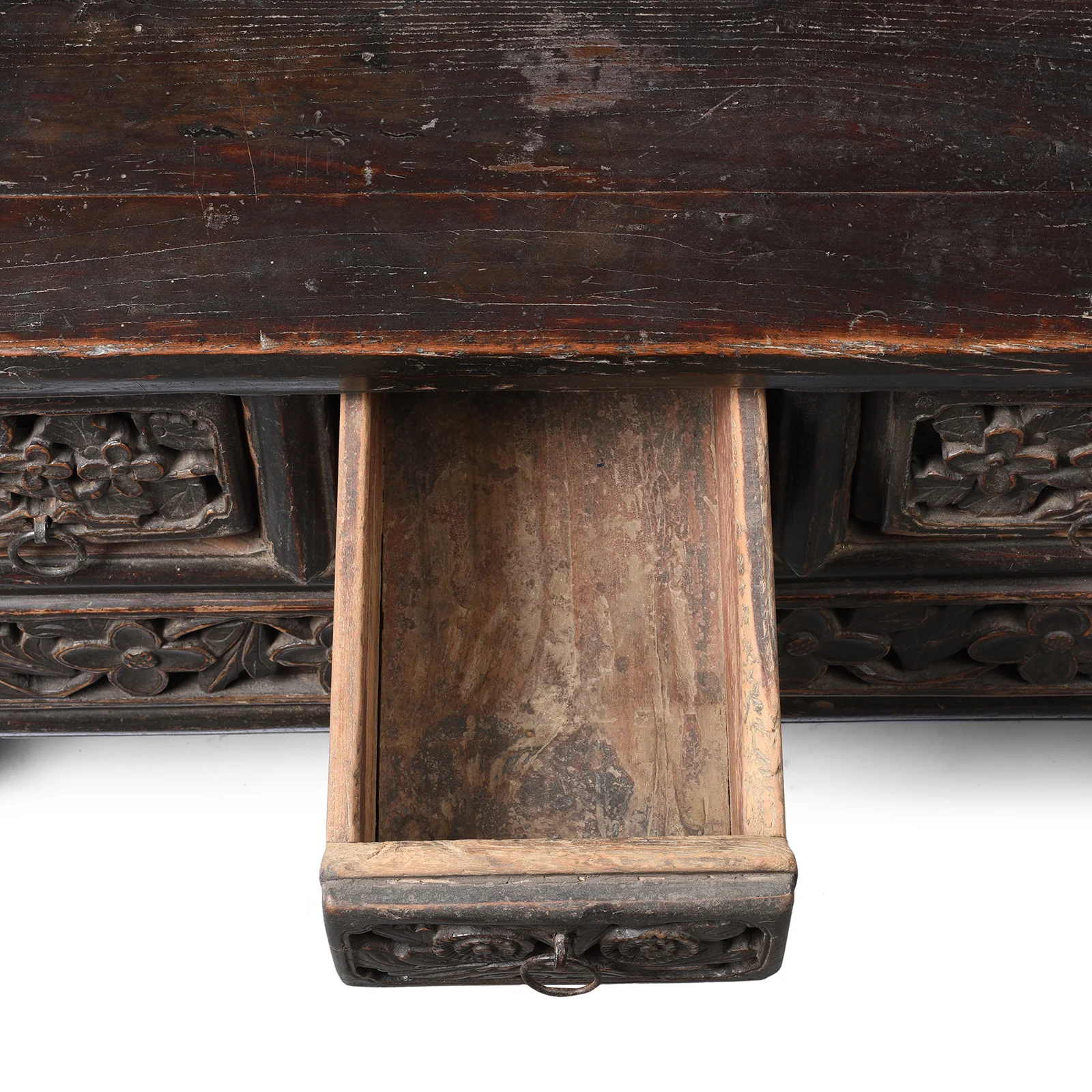 Painted Elm Kang Table From Shanxi  - Late 19th Century - Image 6