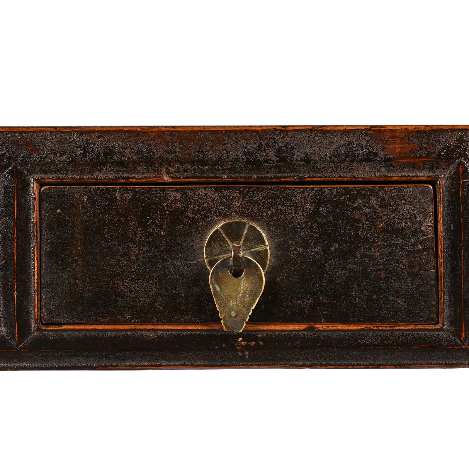 Black Lacquer Console Table, Ming Style - Late 19thC - Image 6