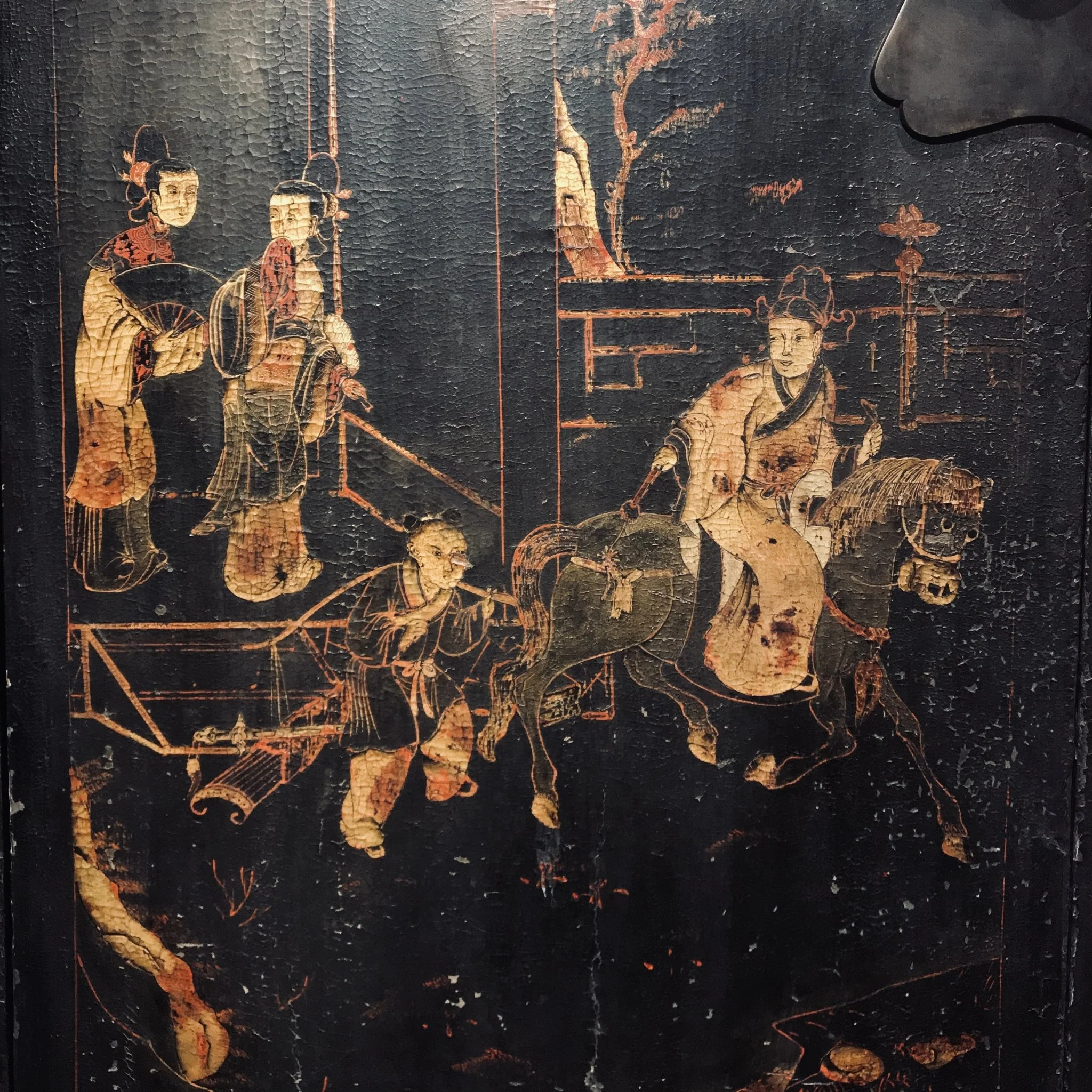 Black Lacquer Wedding Cabinet From Shanxi - Early 19thC - Image 7