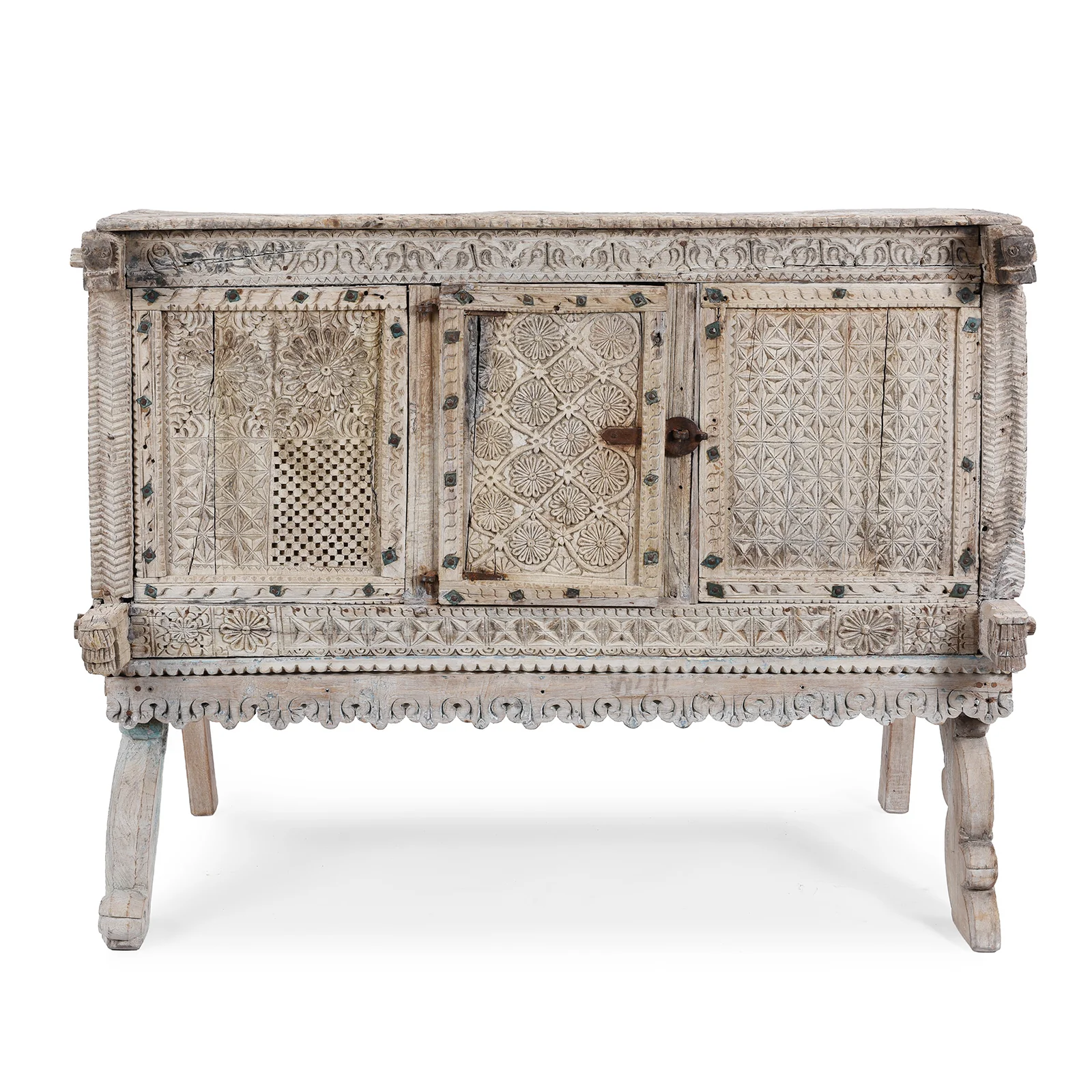 Teak Majus Dowry Chest From Saurashtra - 19th Century - Image 2