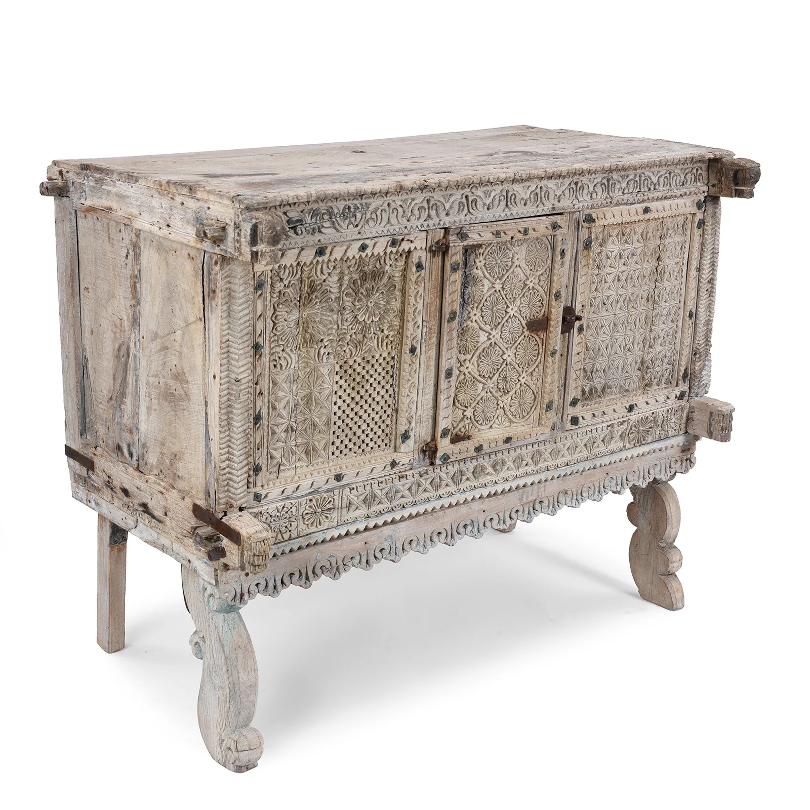 Teak Majus Dowry Chest From Saurashtra - 19th Century - Image 6