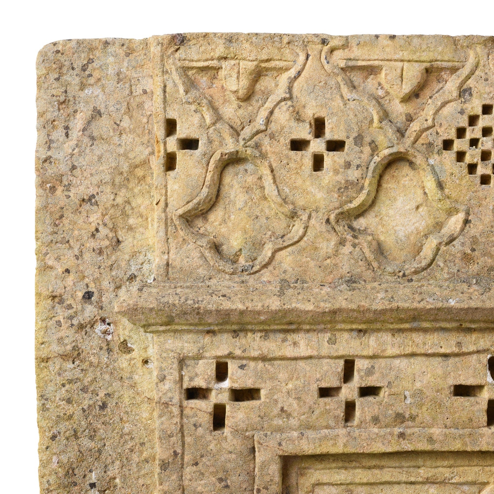 Mughal Stone Jali Panel - 19th Century - Image 2