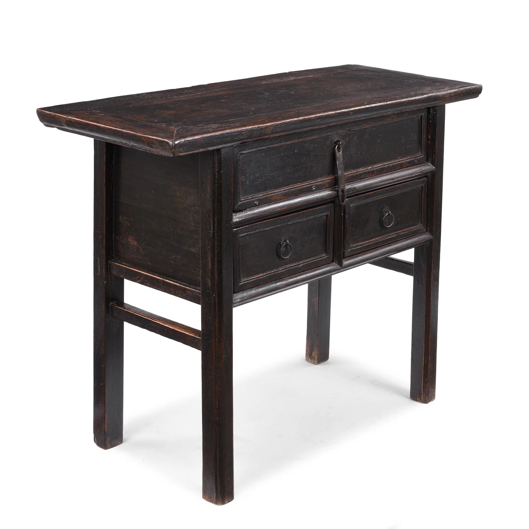 Black Lacquer Coffer Table From Shanxi Province - 19th Century - Image 4