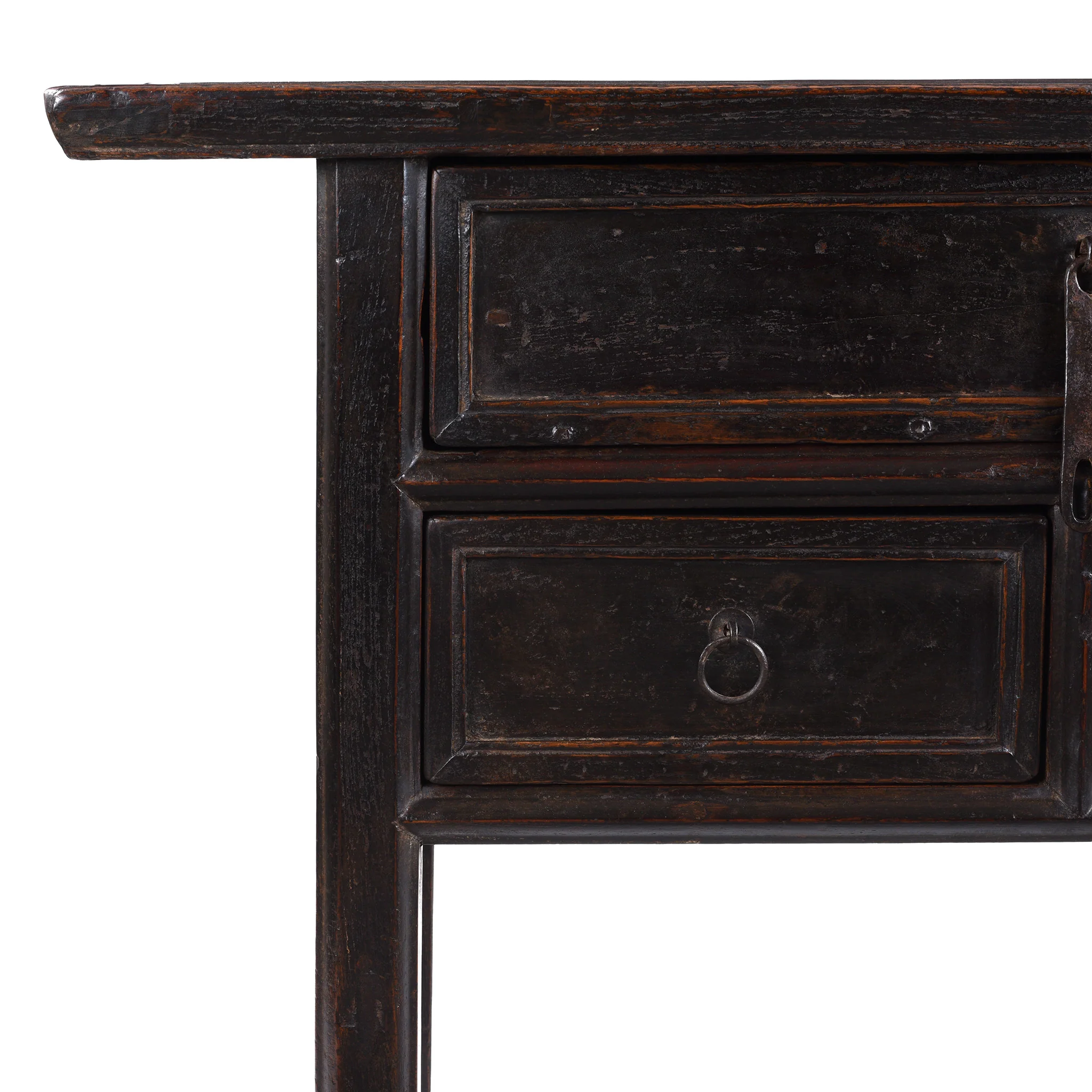 Black Lacquer Coffer Table From Shanxi Province - 19th Century - Image 5