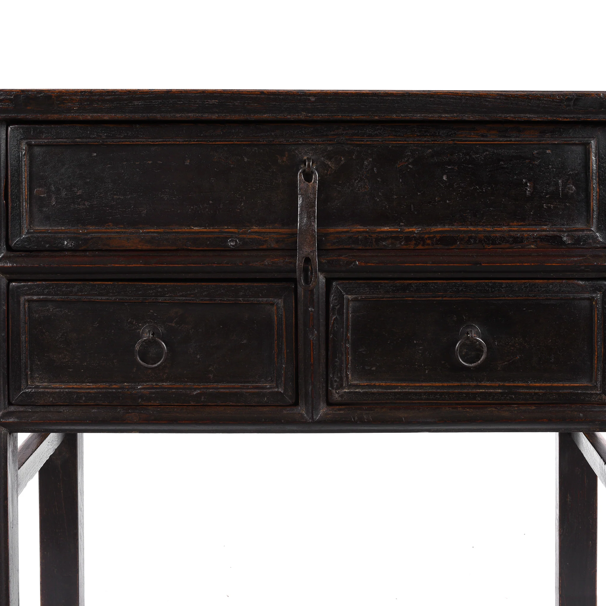 Black Lacquer Coffer Table From Shanxi Province - 19th Century - Image 6