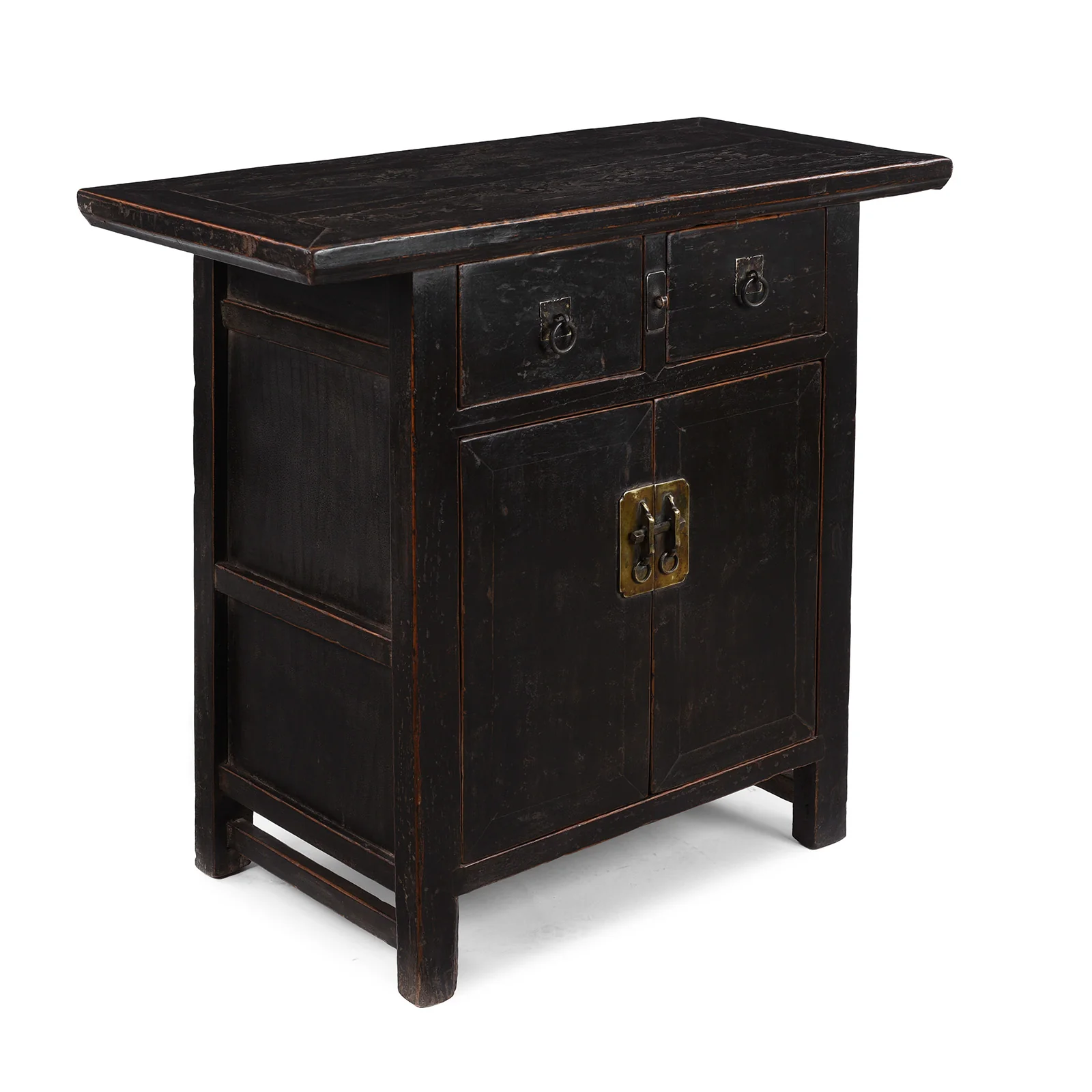 Black Side Cabinet From Provincial Shanxi - 19th Century - Image 5