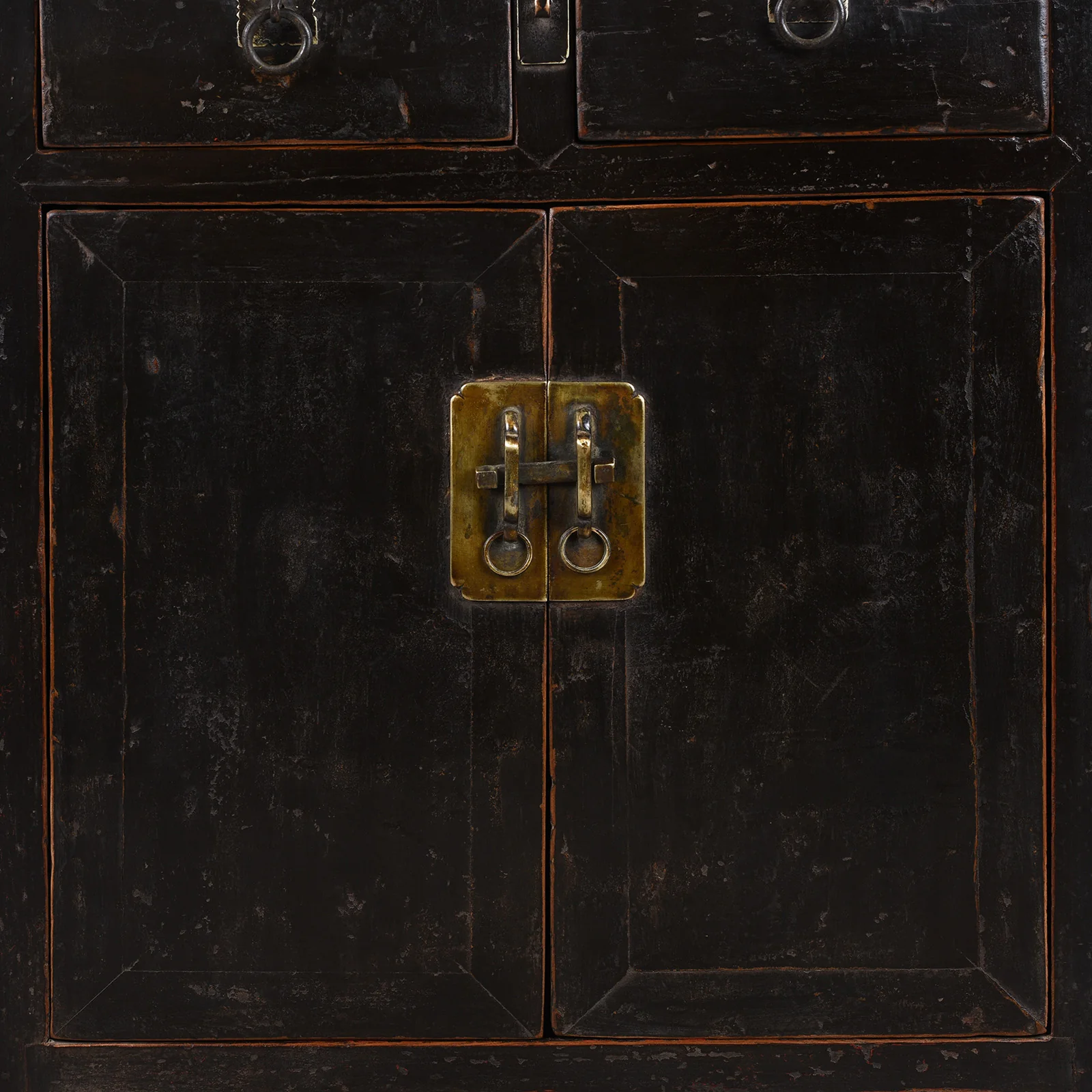 Black Side Cabinet From Provincial Shanxi - 19th Century - Image 6
