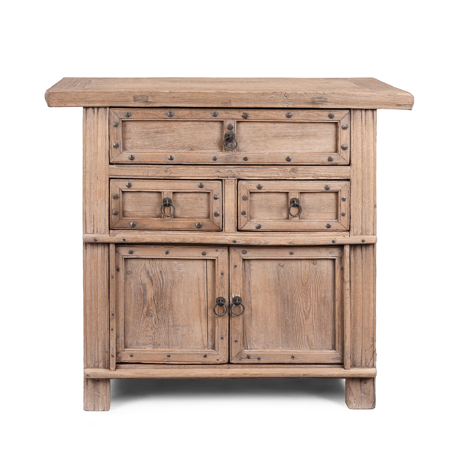 Bleached Side Cabinet From Shanxi - 19th Century - Image 2