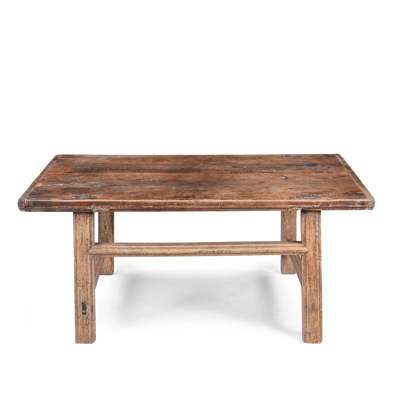 Rustic Walnut Coffee Table From Henan - Ca 1900 - Image 3