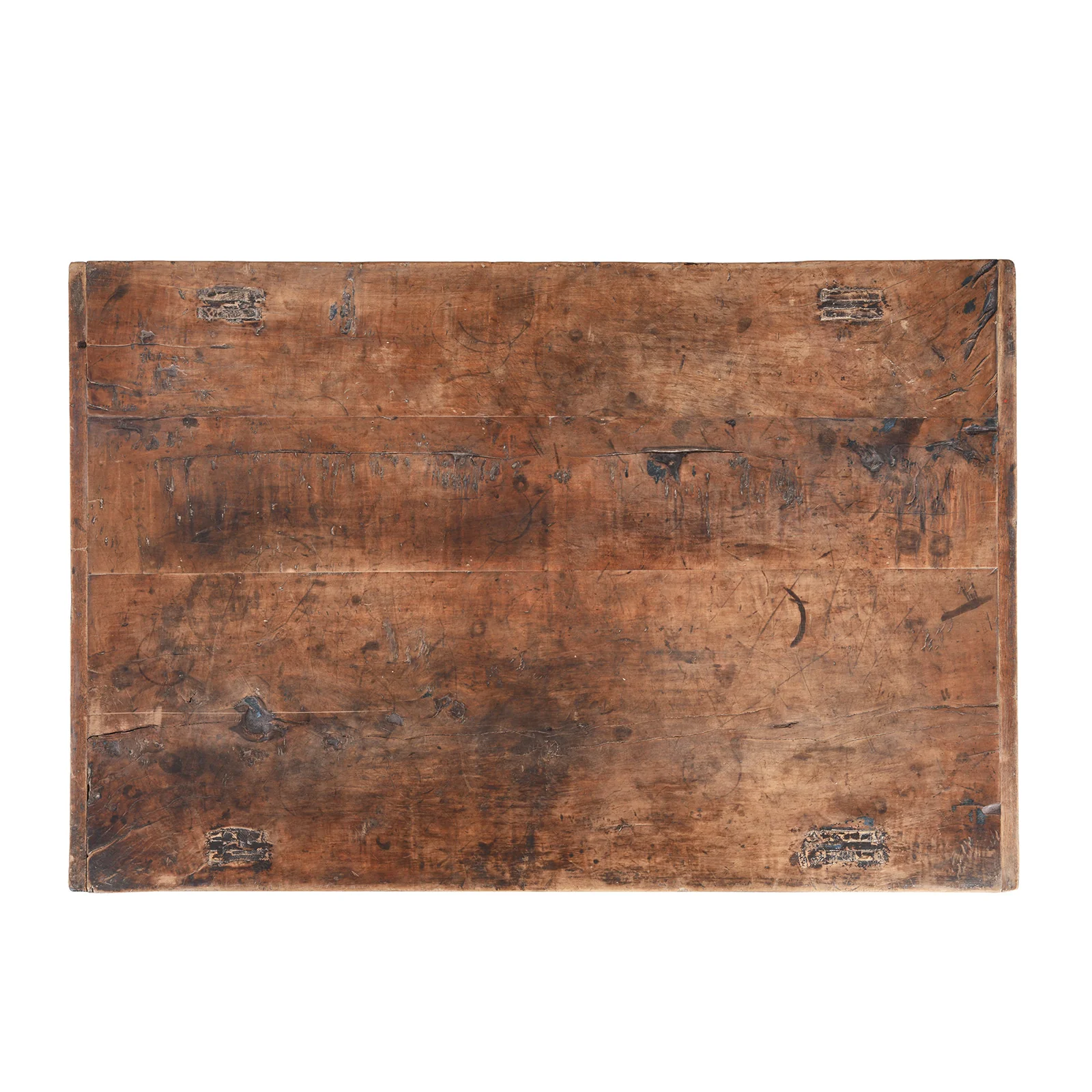 Rustic Walnut Coffee Table From Henan - Ca 1900 - Image 4