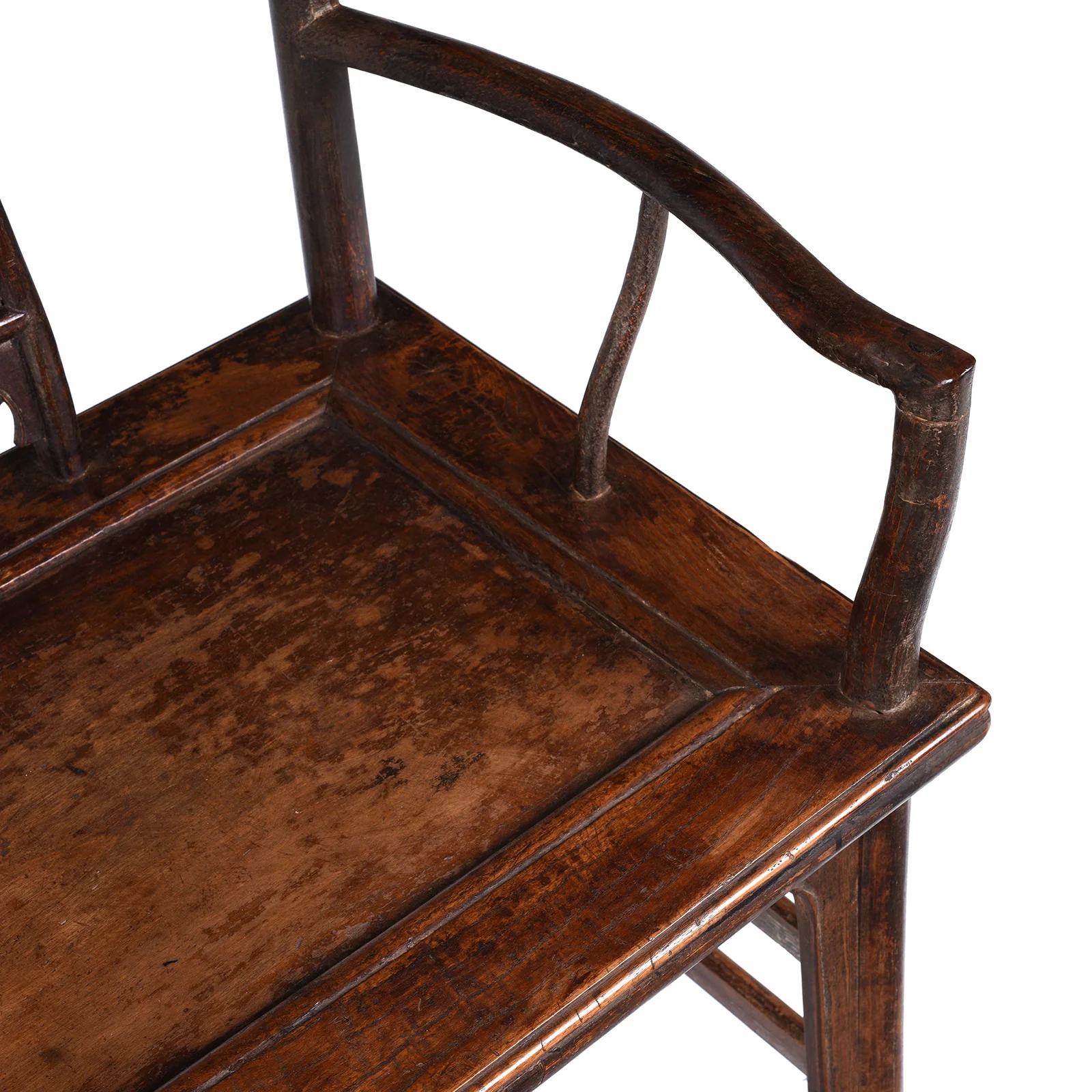 Short Backed Elm Southern Officials Hat Armchair - 19th Century - Image 10