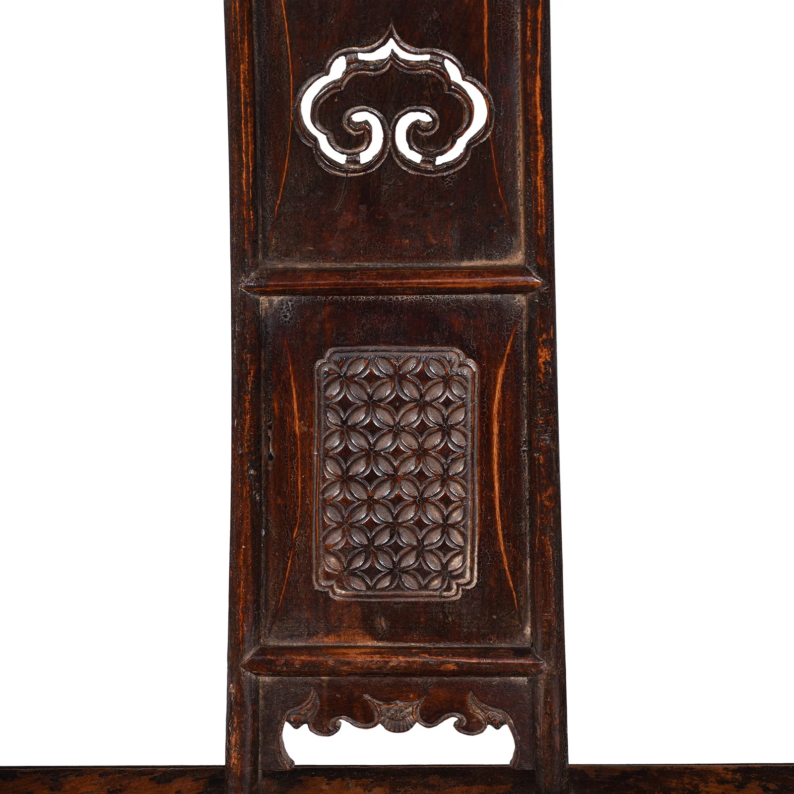 Short Backed Elm Southern Officials Hat Armchair - 19th Century - Image 8