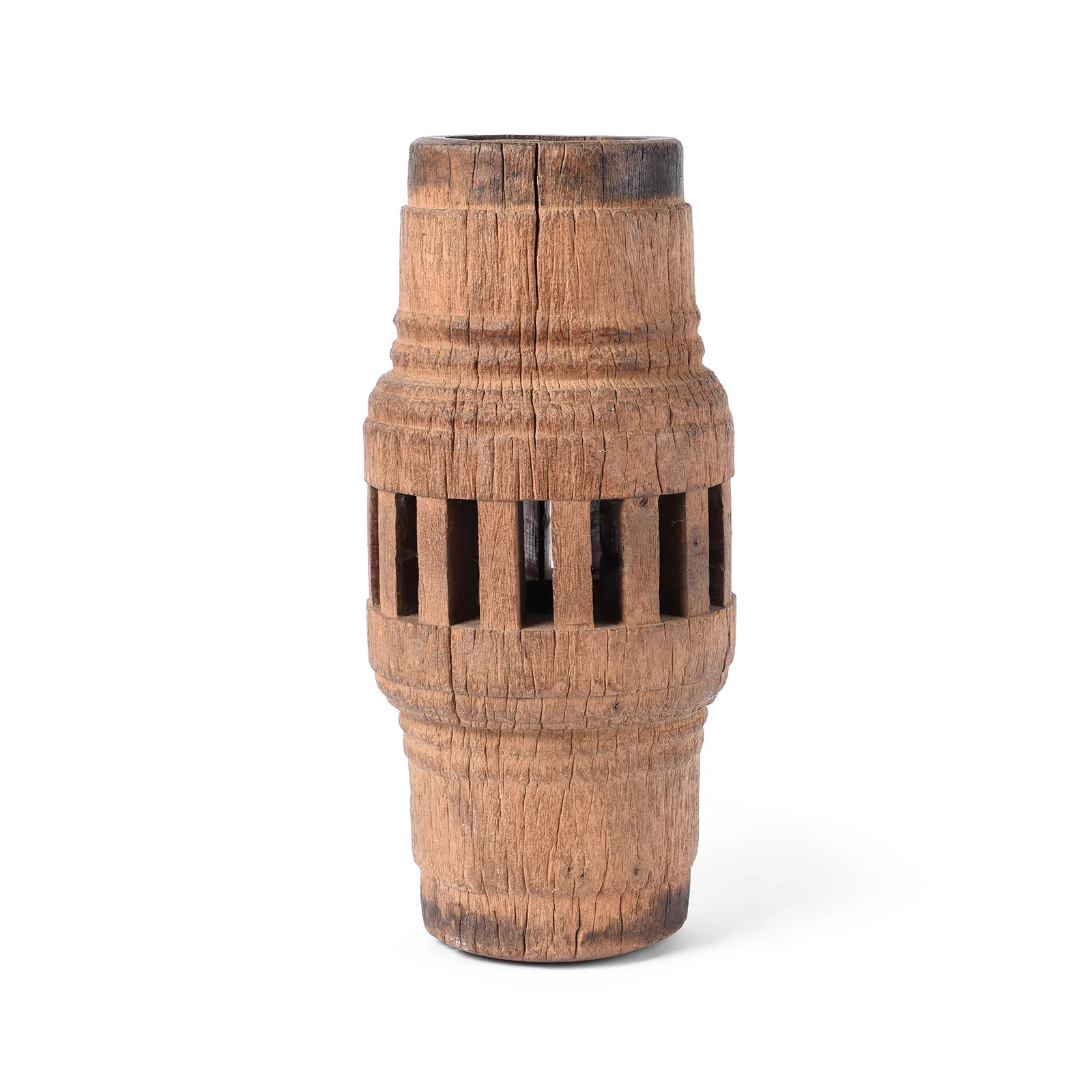 Elm Wheel Hub From Shanxi Province - 19thC