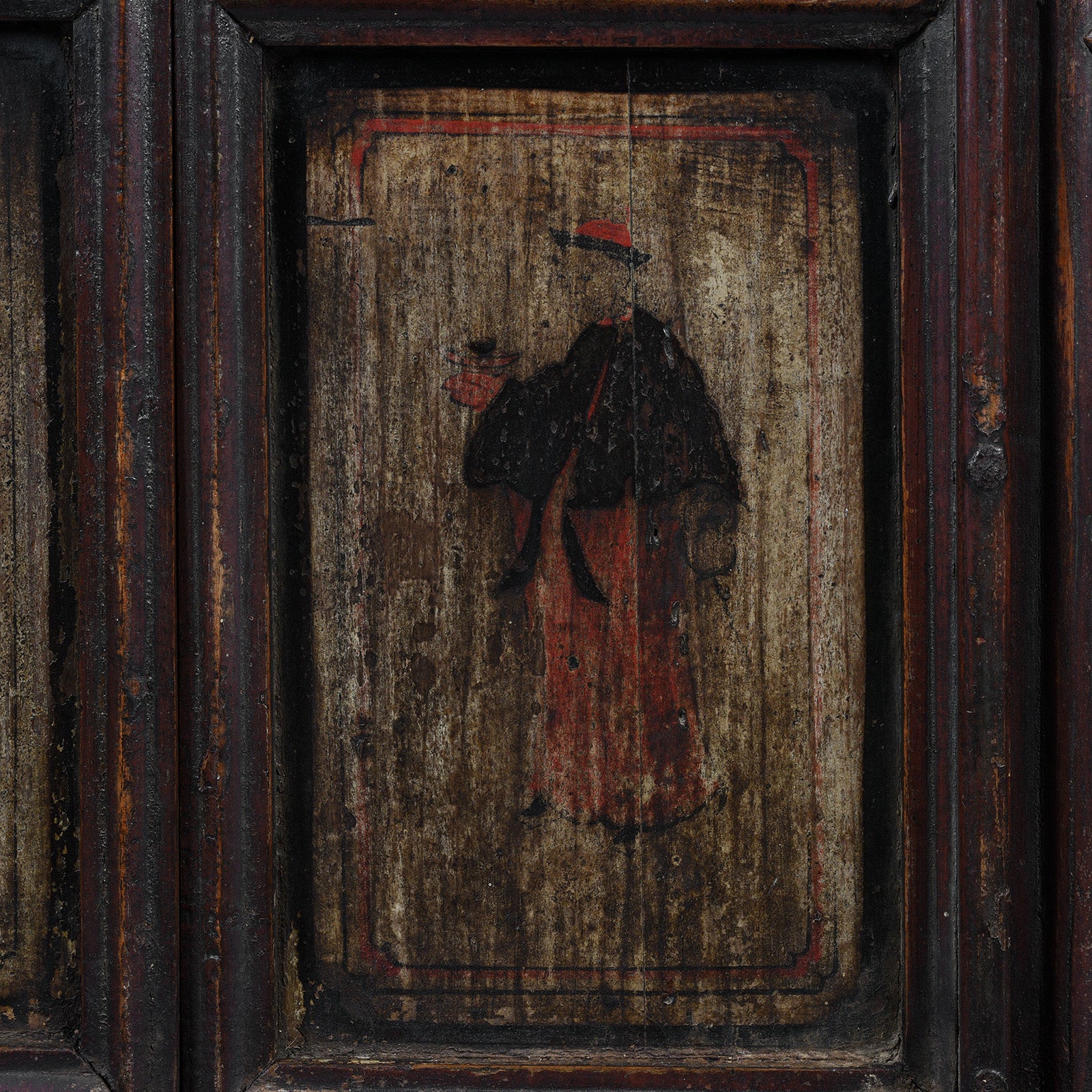 Chinese Painted lattice Window From Shanxi - 19th Century - Image 7