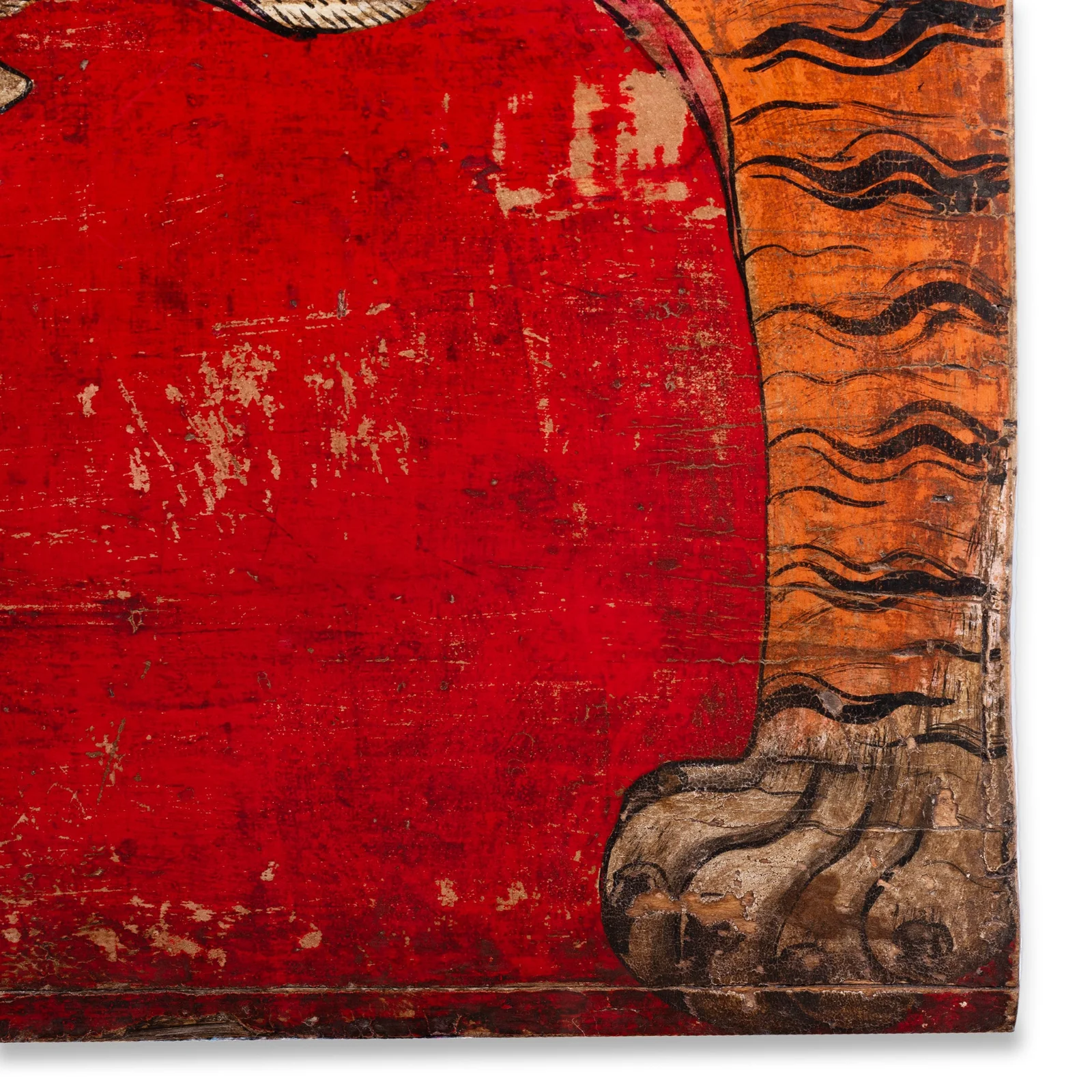 Painted Tiger Chest From Qinghai - 19th Century - Image 3
