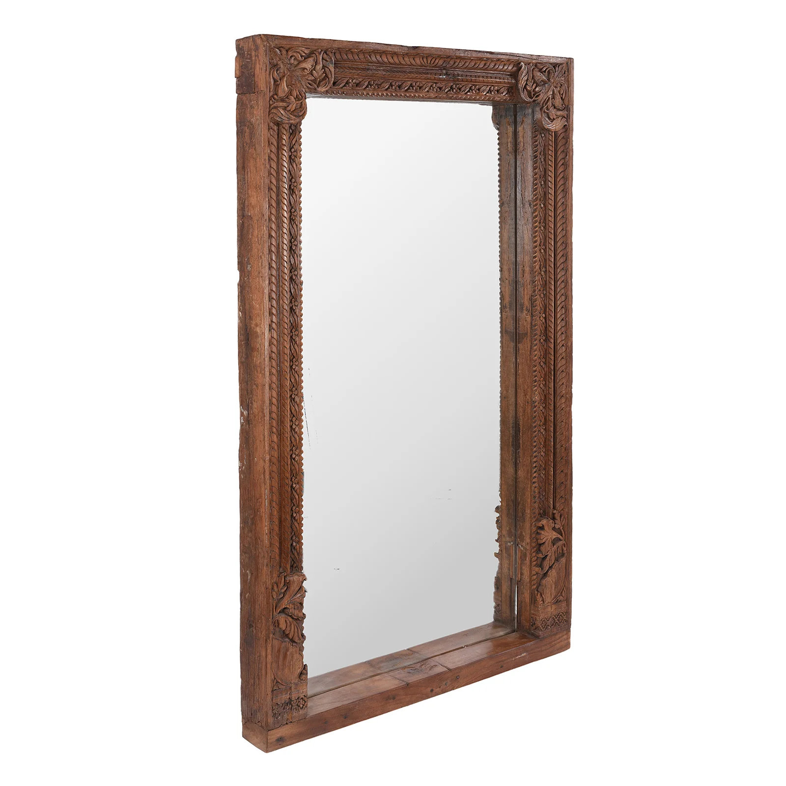 Full Length Wall Mirror From Andhra Pradesh - 19th Century - Image 5