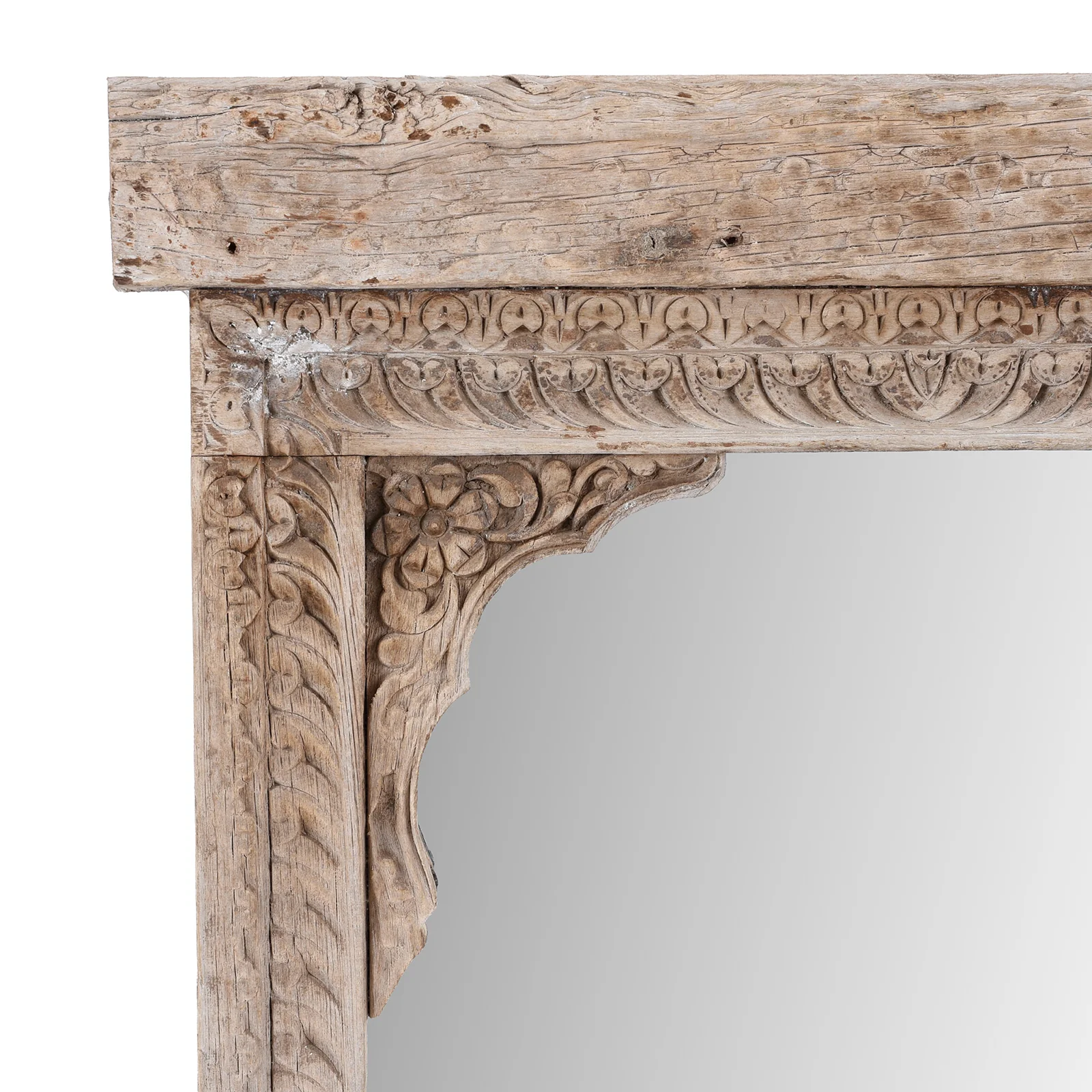 Bleached Shekhawati Mirror - 19th Century - Image 2