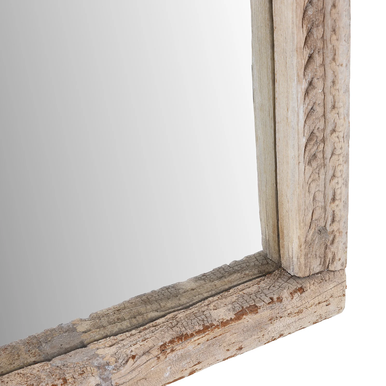 Bleached Shekhawati Mirror - 19th Century - Image 5