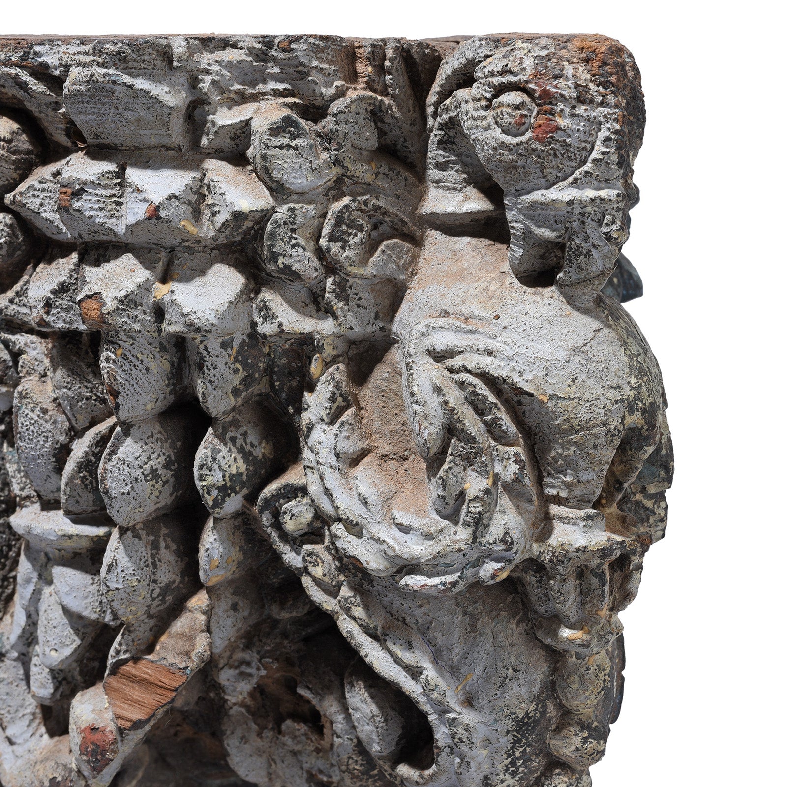 Carved Peacock Corbel From Gujarat - 19th Century - Image 3