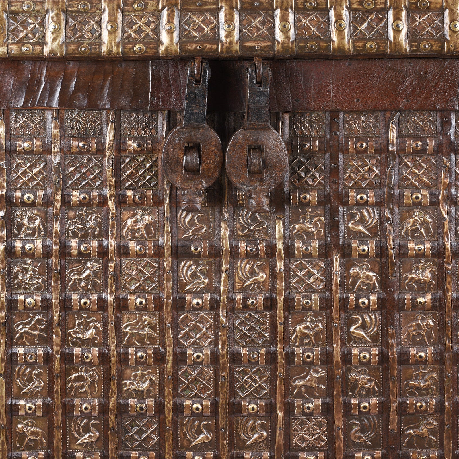 Brass Bound Rosewood Pithara Console Chest, Gujarat - 19th Century - Image 4