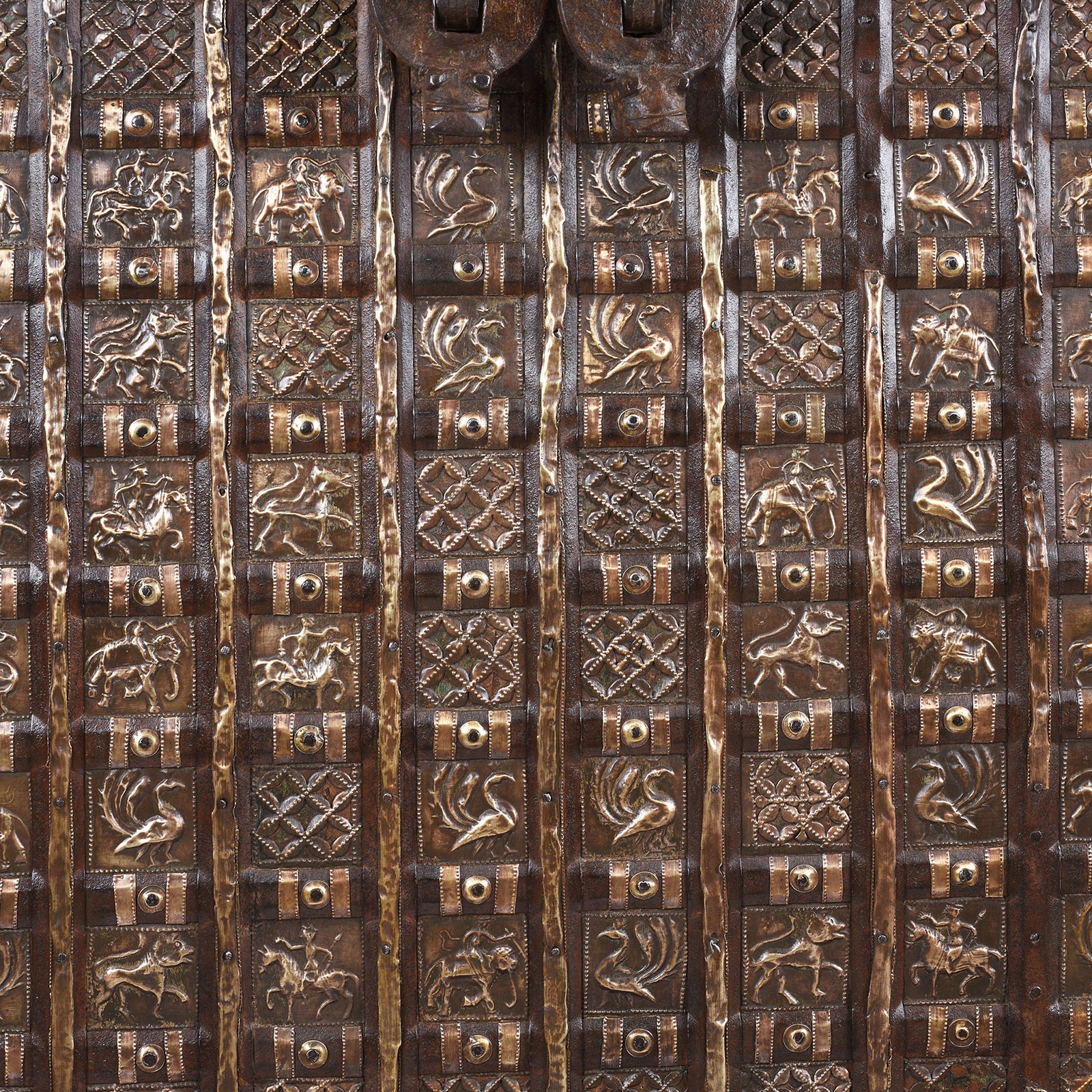 Brass Bound Rosewood Pithara Console Chest, Gujarat - 19th Century - Image 6
