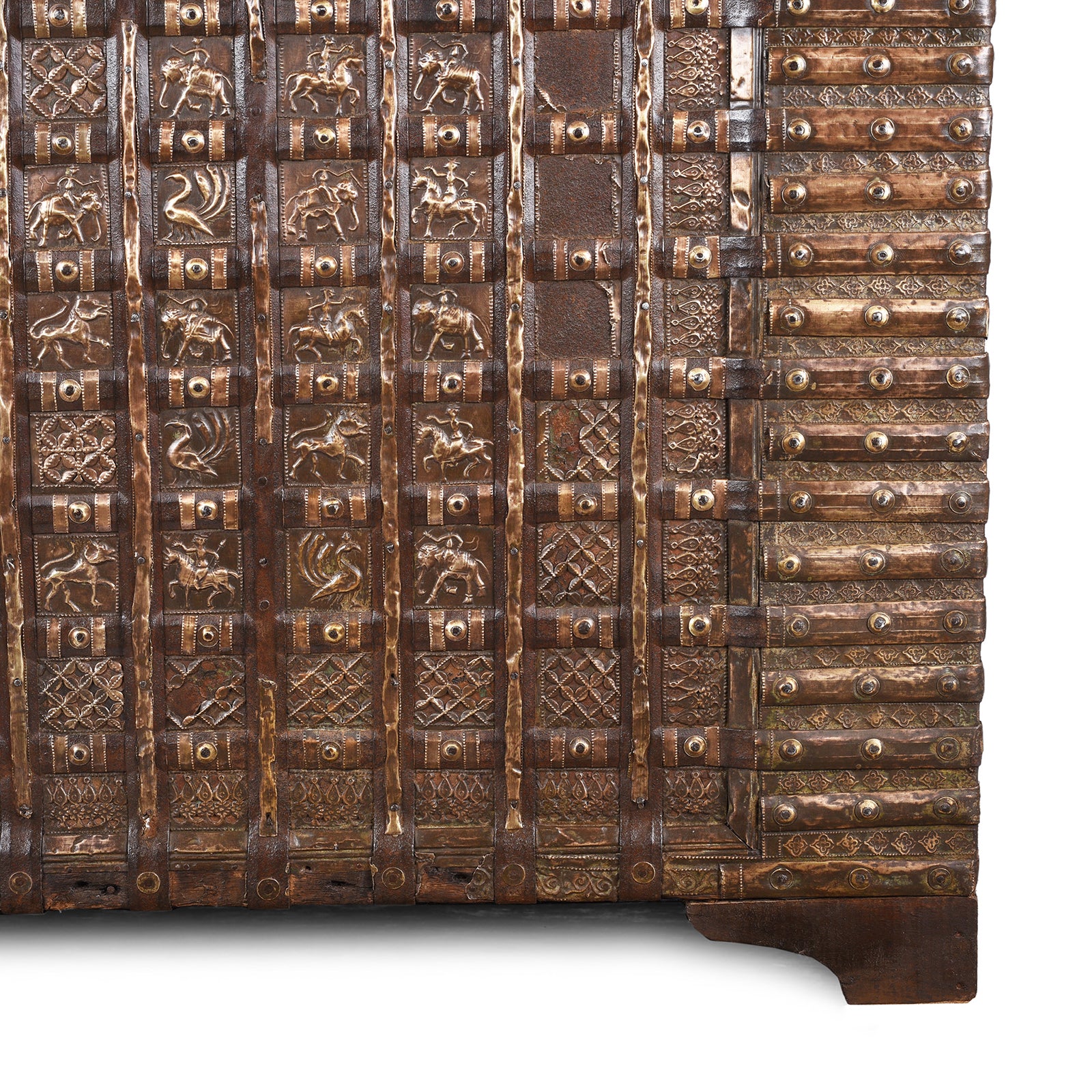 Brass Bound Rosewood Pithara Console Chest, Gujarat - 19th Century - Image 7