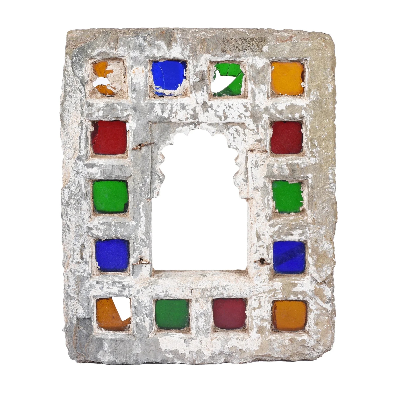Stained Glass Window Panel From Dungarpur - 19th Century - Image 4