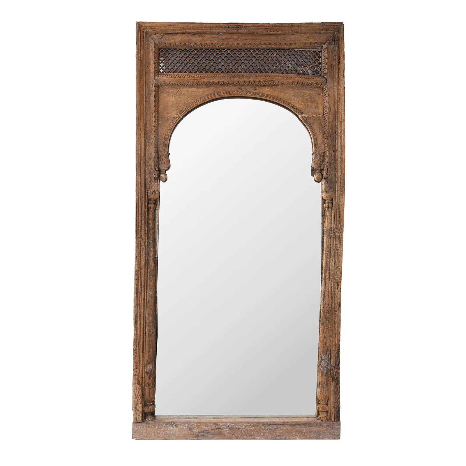 Large Window Mirror From Madhya Pradesh - 19th Century