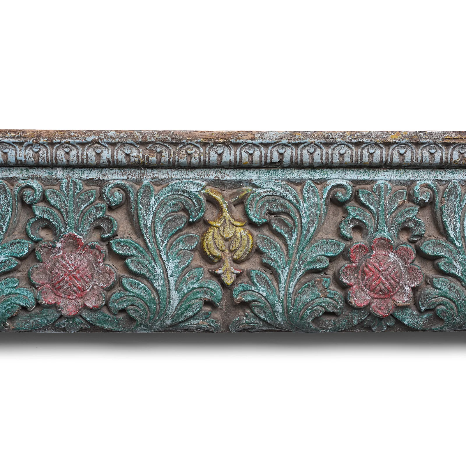 Painted Ganesh Lintel Panel From Kutch - 19th Century - Image 4