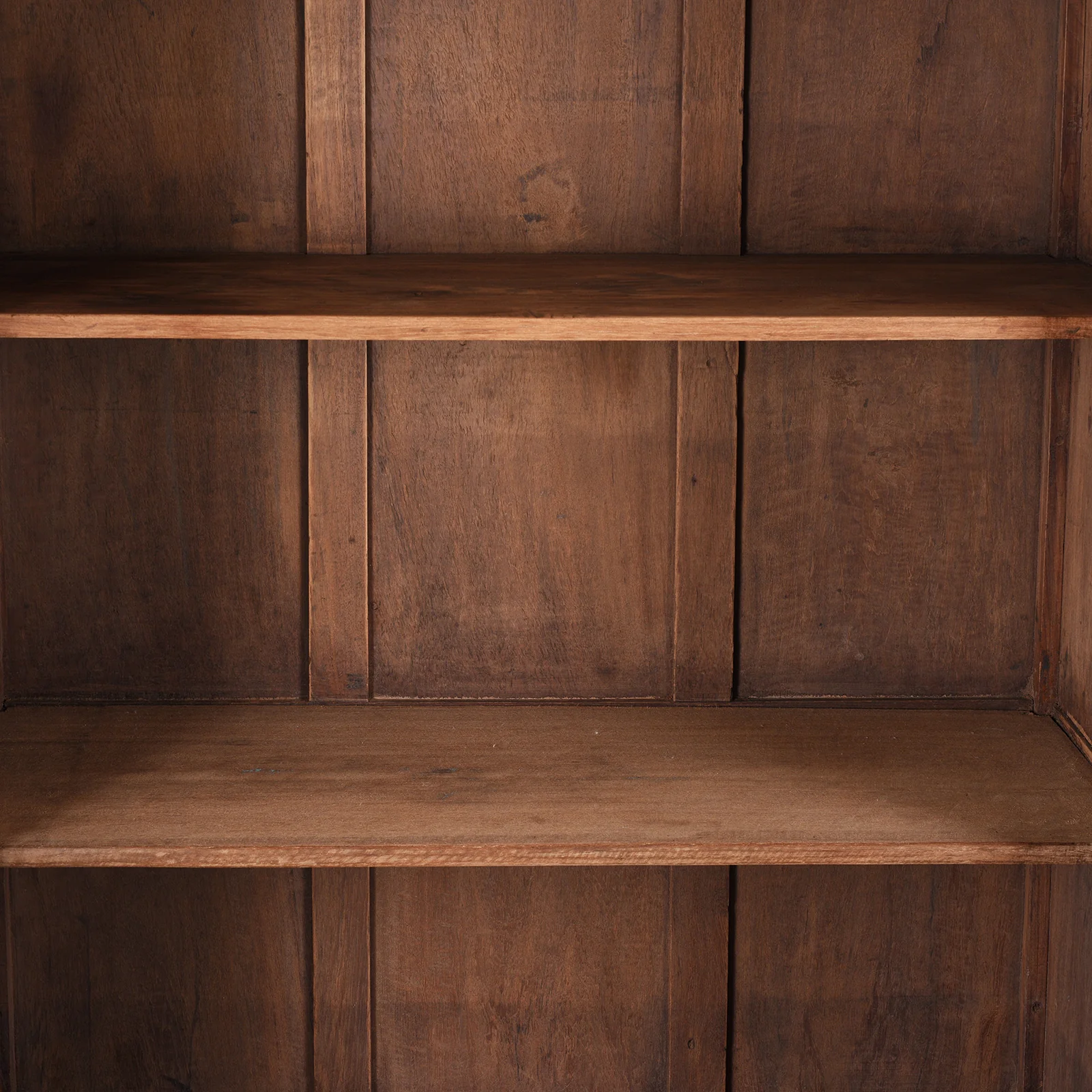 Glazed Teak Anglo Indian Book Cabinet - Ca 1910 - Image 5