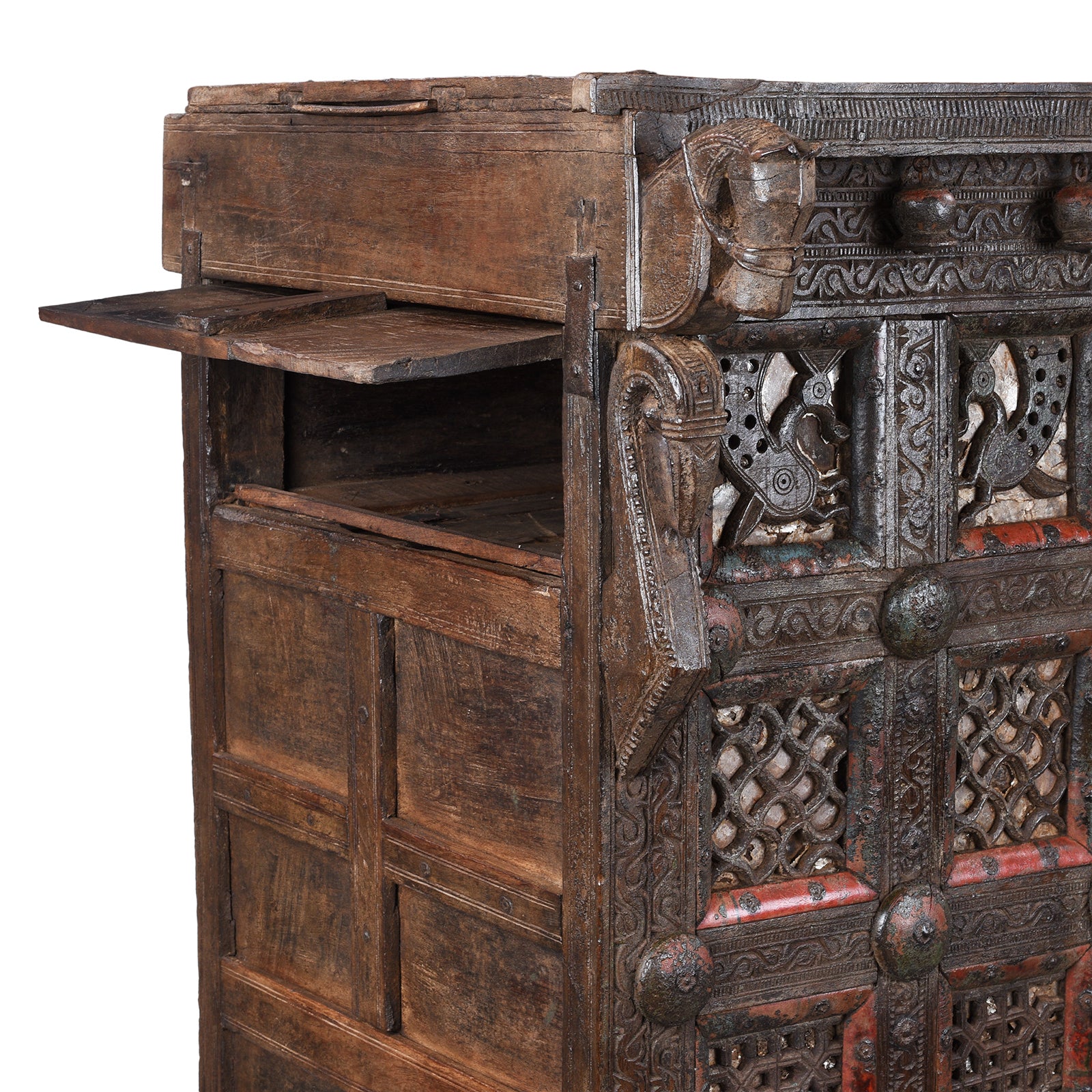 Teak Majus Dowry Chest From Saurashtra - 19th Century - Image 13