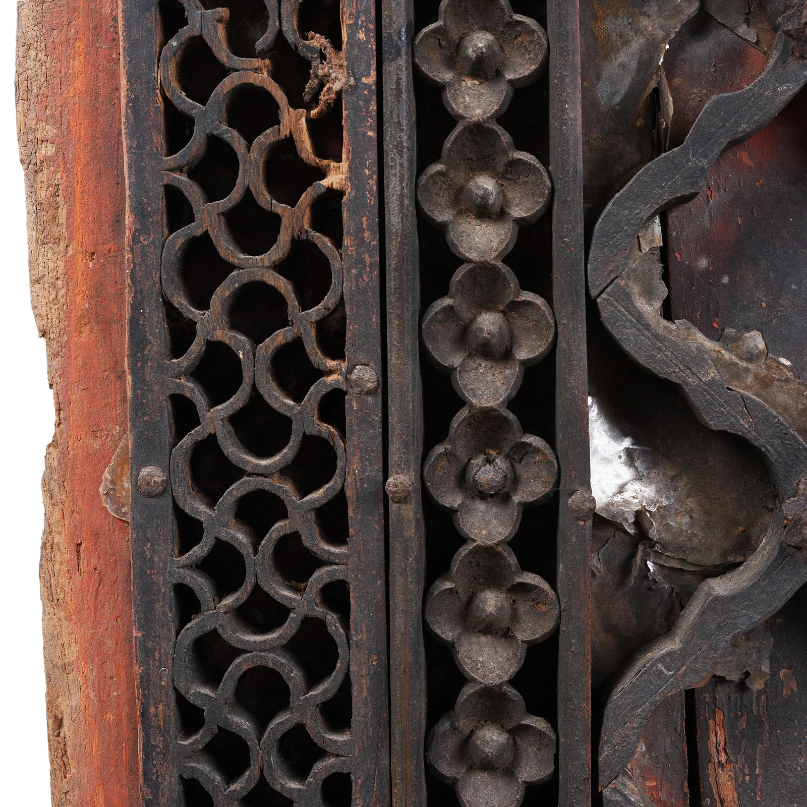 Mica & Painted Ceiling Panel From Udaipur - 18th Century - Image 4